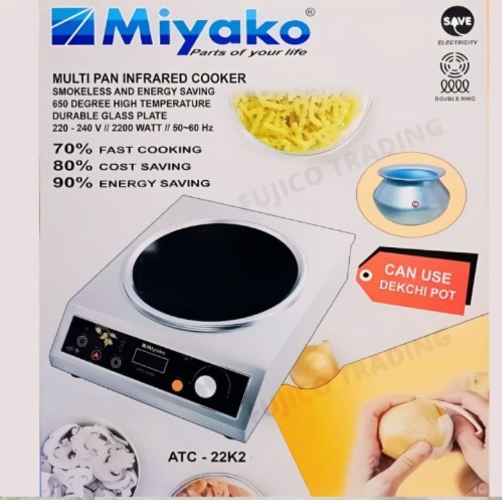 Miyako Smart Multi Pan Infrared Cooker (ATC-22k2) 2200 Watts,_img_2