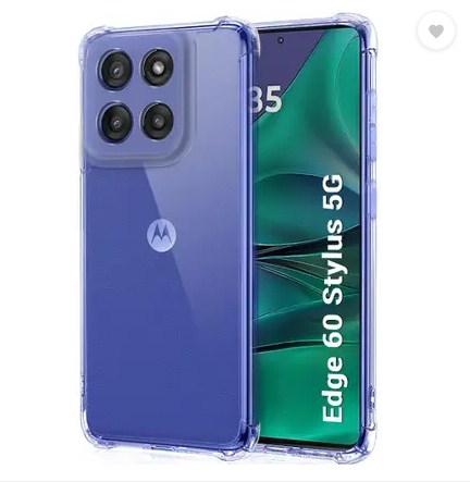 Motorola Moto Edge 60 Stylus 5G | Shockproof Soft TPU Case | Cushioned Edges for Ultimate Protection Back Cover Case (TPU, Transparent)_img_6