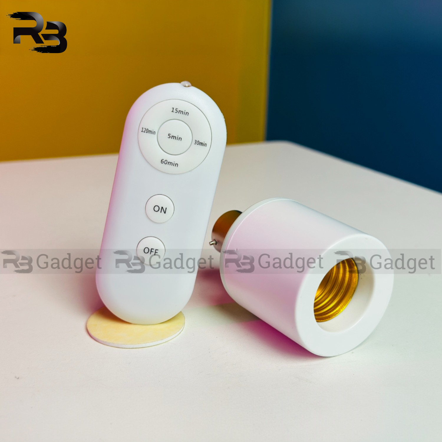 B22 to E27 LED Lamp Holder with Wireless Remote & Timer_img_0