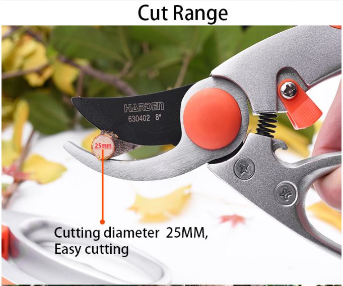 HARDEN 8" Garden By-Pass Pruner + Garden Anvil Pruner (200mm) 630403_img_4