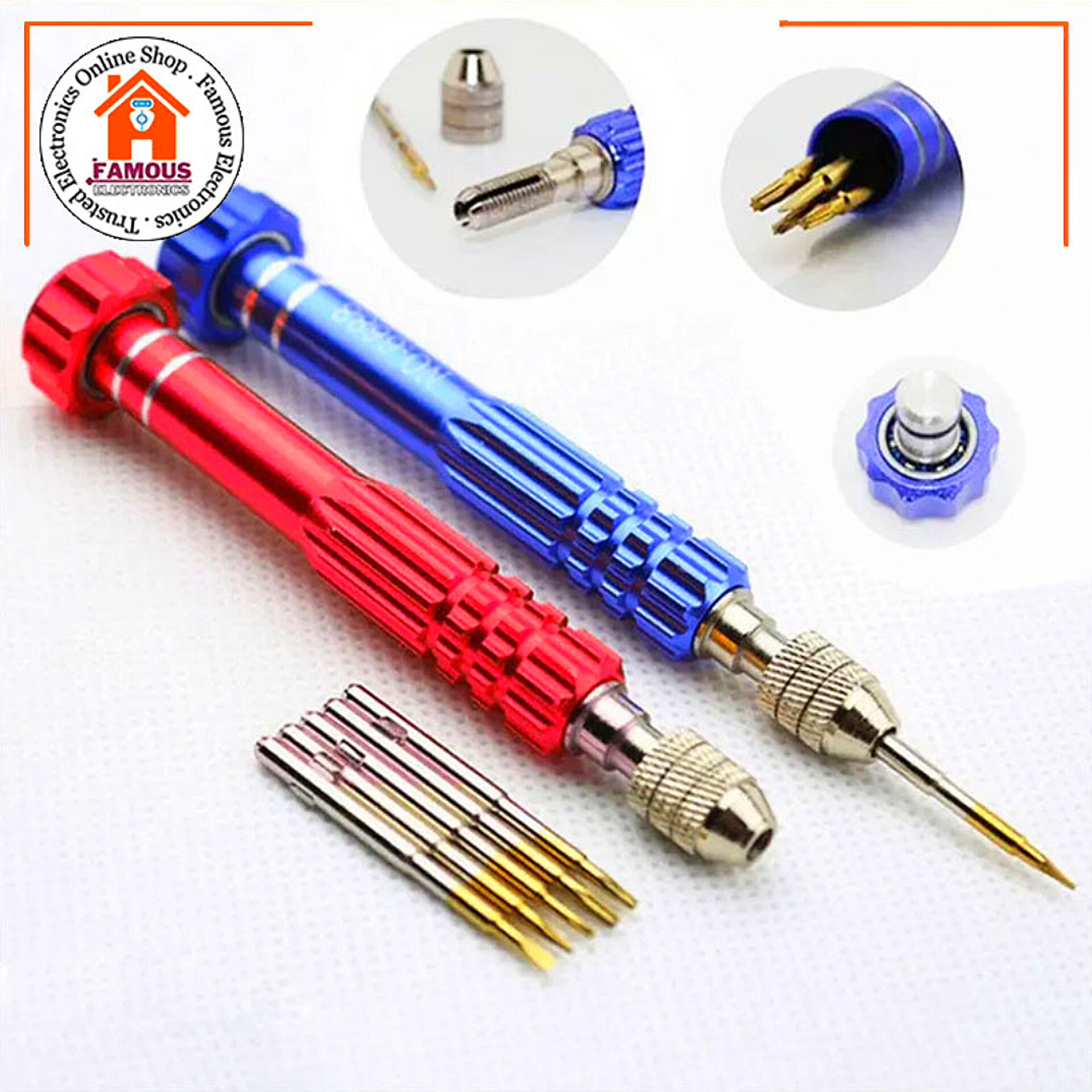 Magnetic 5 in 1 Pentalobe Screwdriver Repair Tool Set_img_2