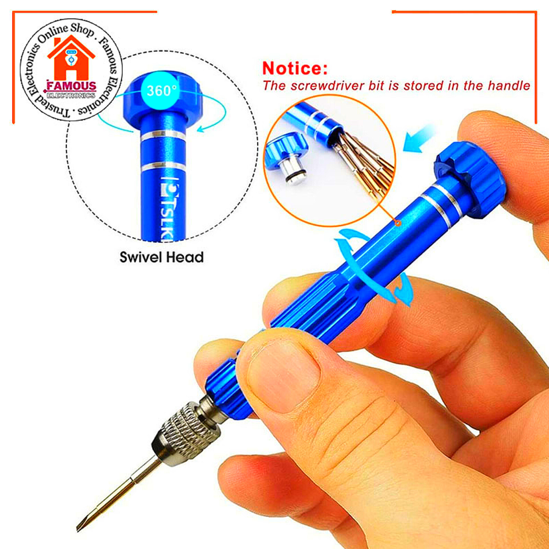 Magnetic 5 in 1 Pentalobe Screwdriver Repair Tool Set_img_4