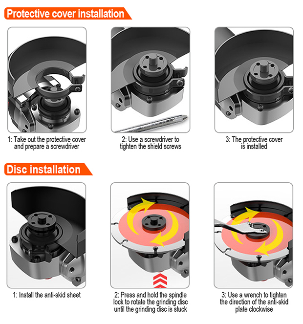 HARDEN 4" 20V Cordless Brushless Angle Grinder | Tool Only | 5000-8500 RPM | Digital Speed Control | Model: 756322_img_13