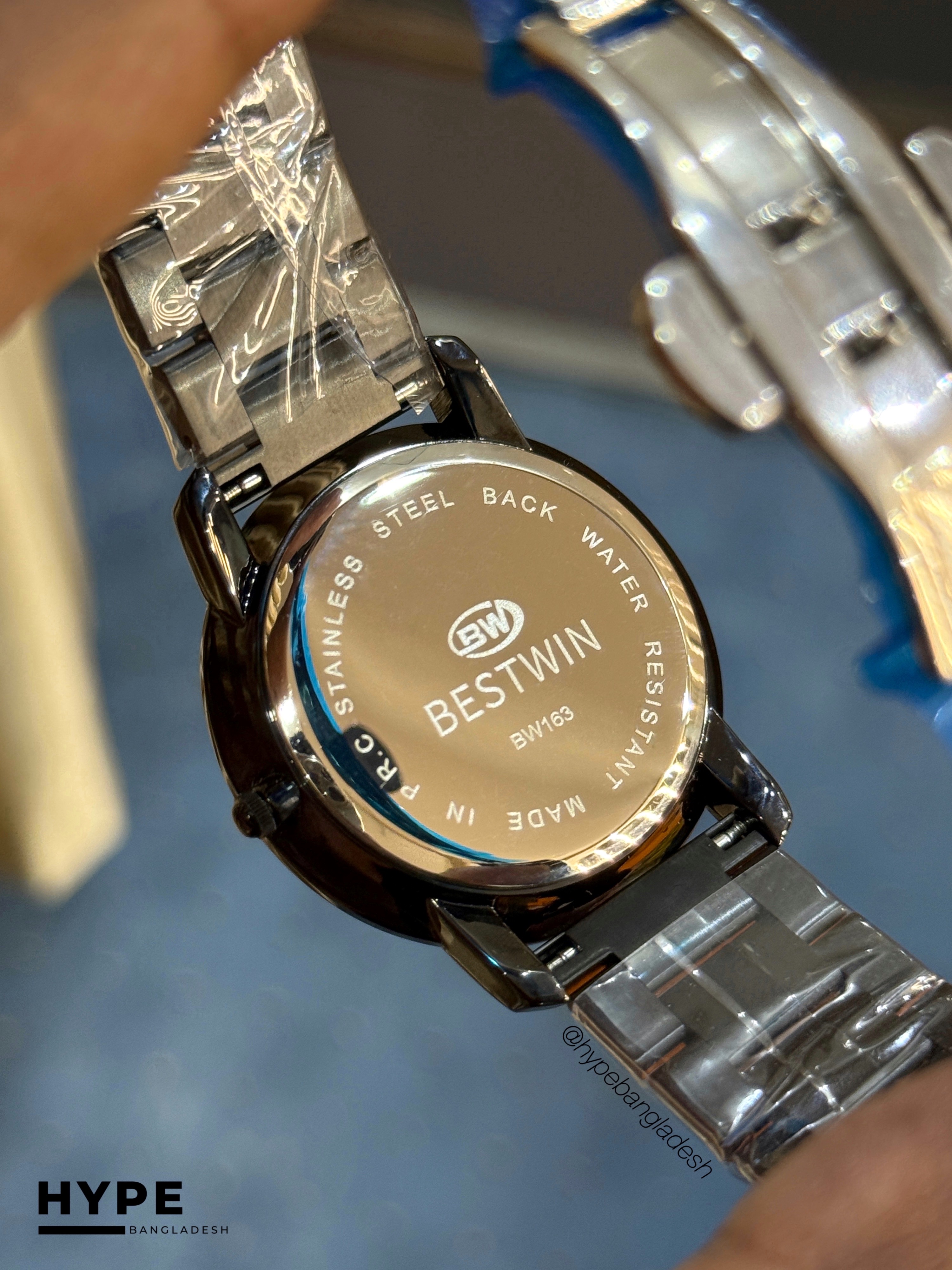 Bestwin BW163 Stainless Steel Watch (All Black)_img_3