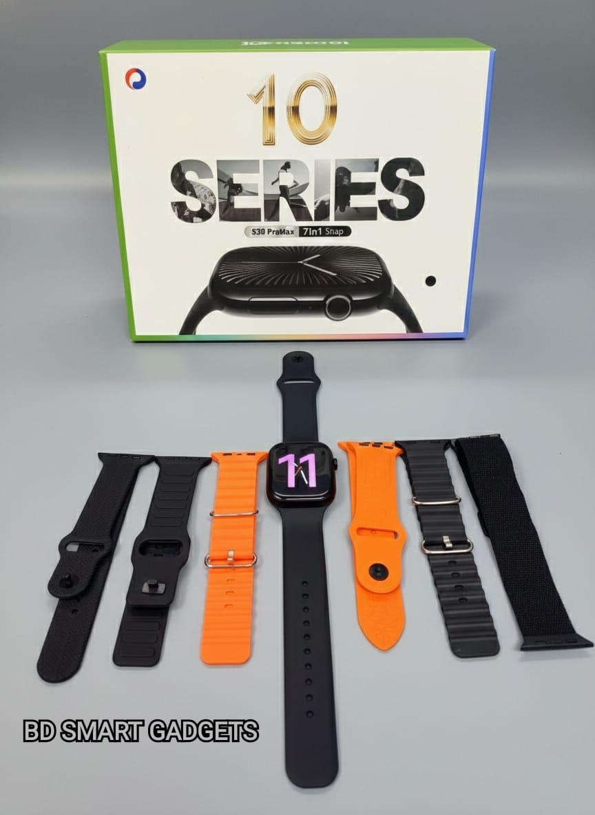 Series 10 S30 pro max Smartwatch With 7 Strap