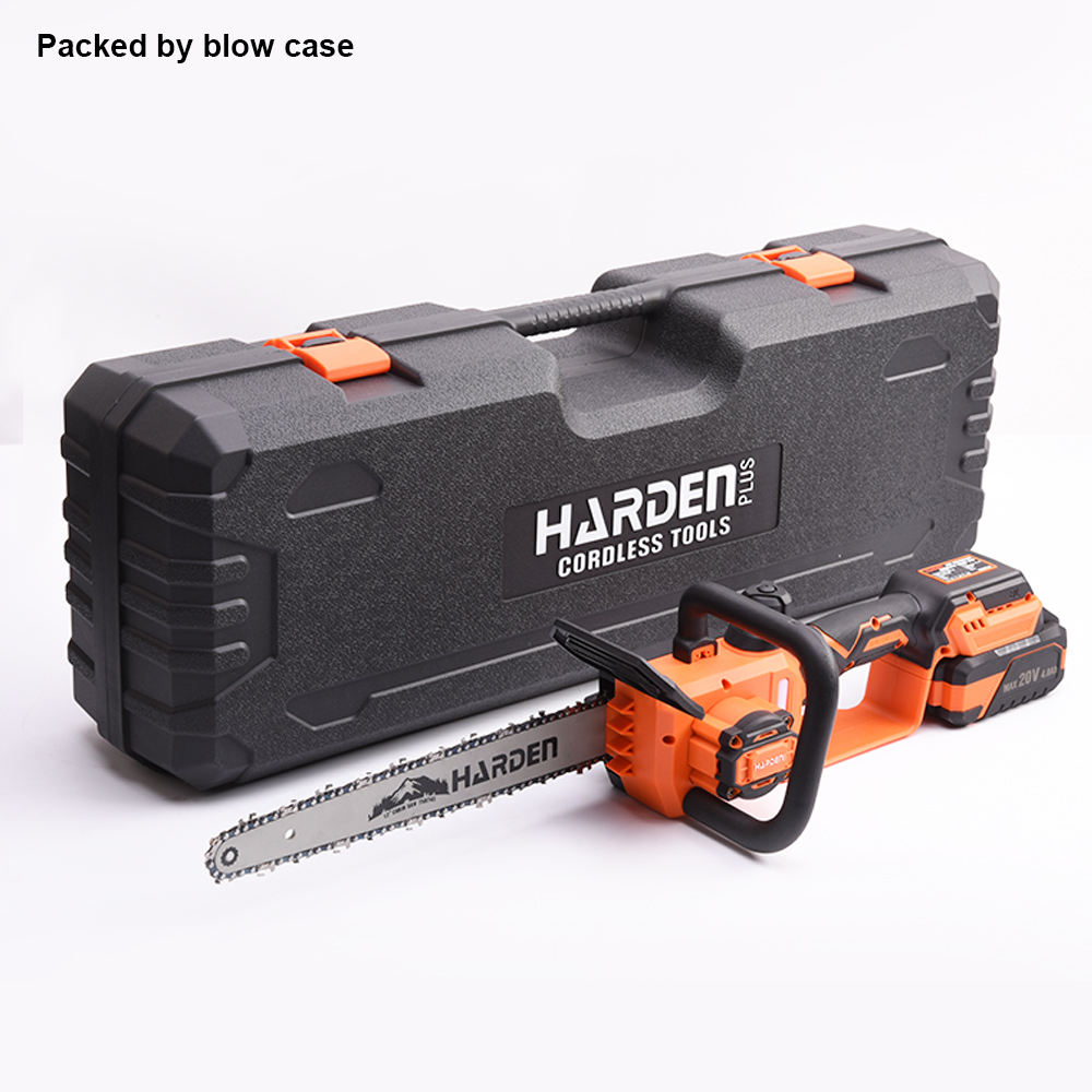 HARDEN 20V Cordless Brushless Chainsaw | 720W Power | 12" Bar | 4Ah Battery & Charger Included | Model: 758734_img_1