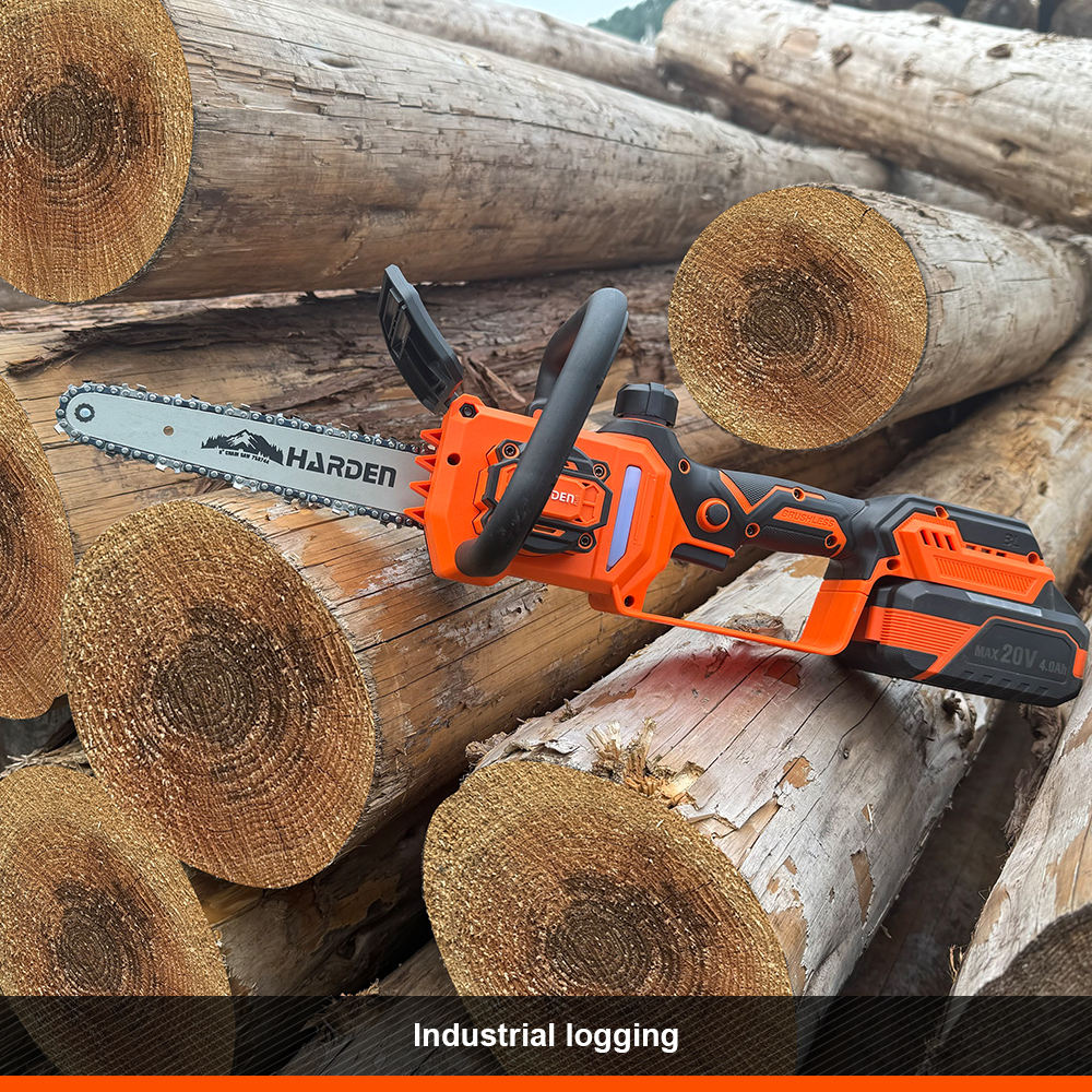HARDEN 20V Cordless Brushless Chainsaw | 720W Power | 12" Bar | 4Ah Battery & Charger Included | Model: 758734_img_3