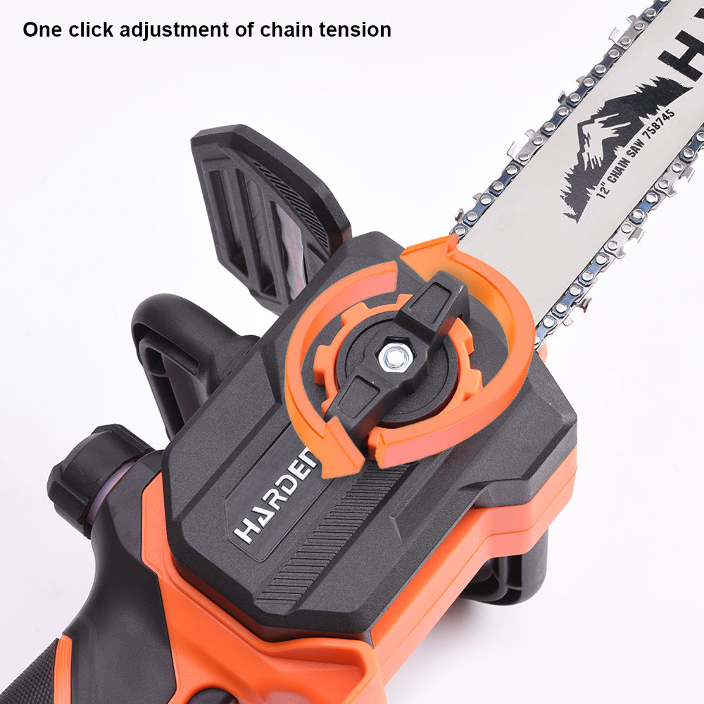 HARDEN 20V Cordless Brushless Chainsaw | 720W Power | 12" Bar | 4Ah Battery & Charger Included | Model: 758734_img_5