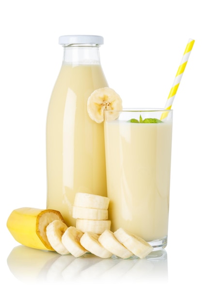 Fresh banana milkshake. Letter._img_4