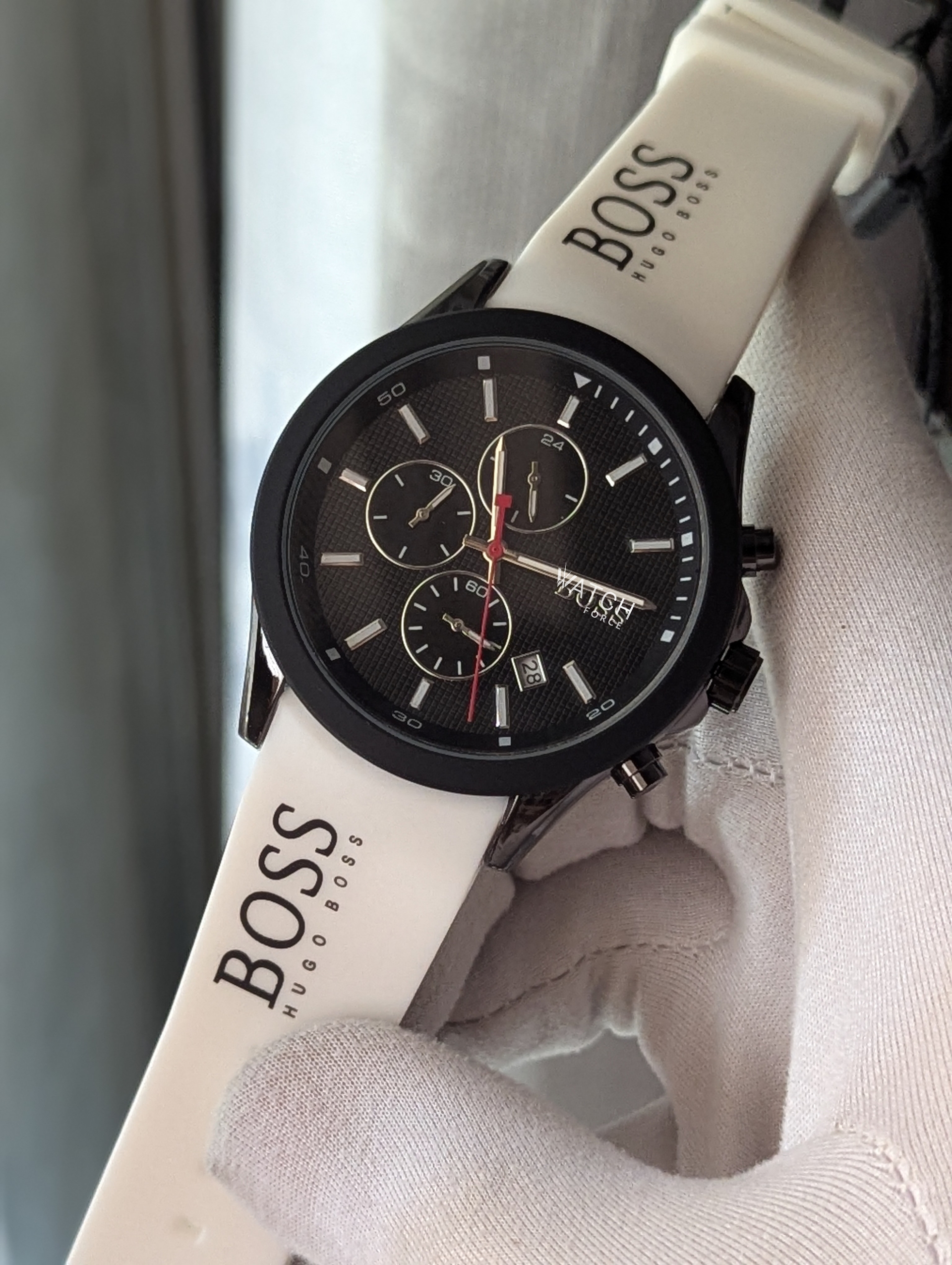 Boss Chronograph Watch silicone_img_1