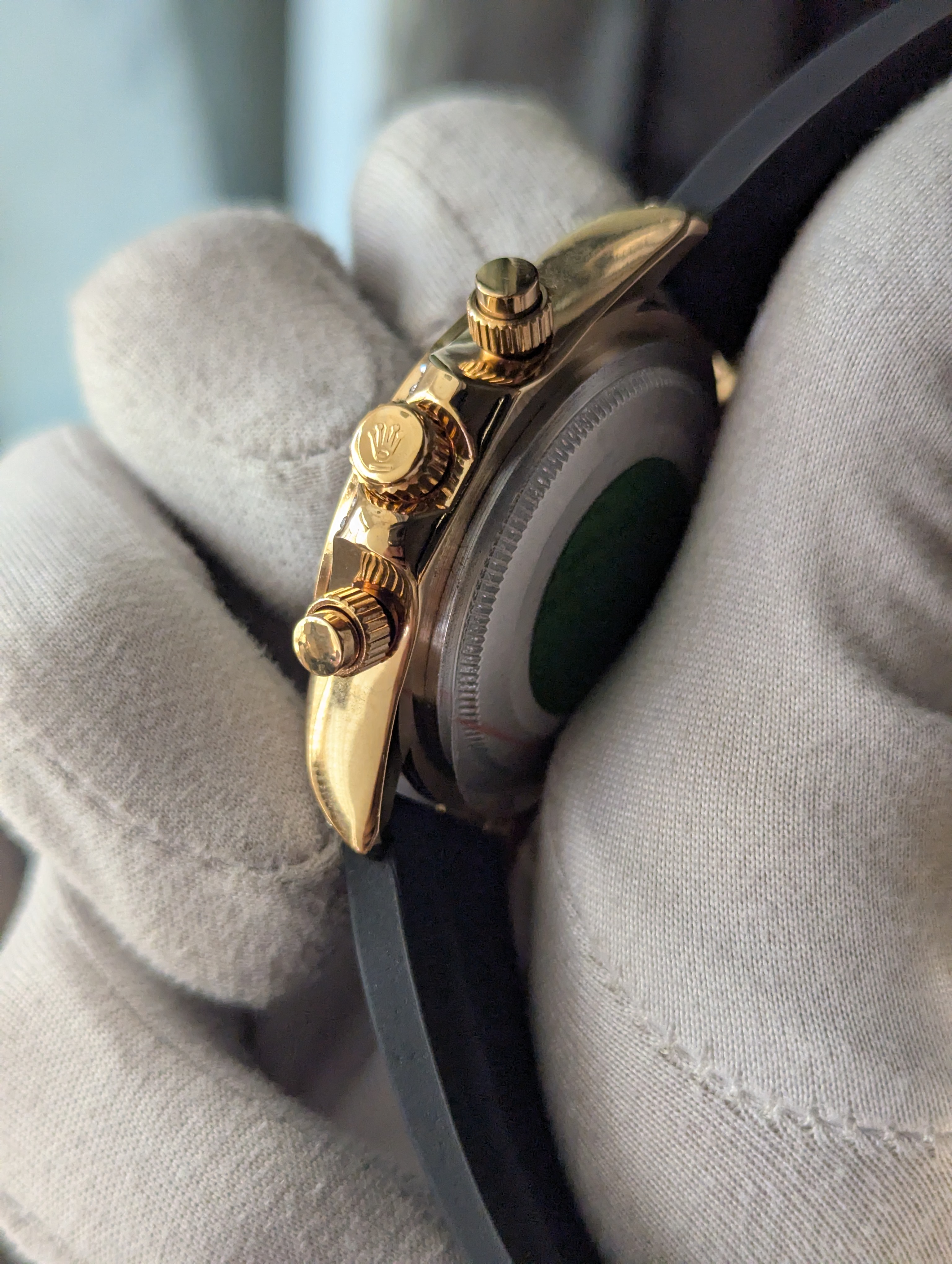 Rolex Rainbow Gold Quartz Watch_img_3