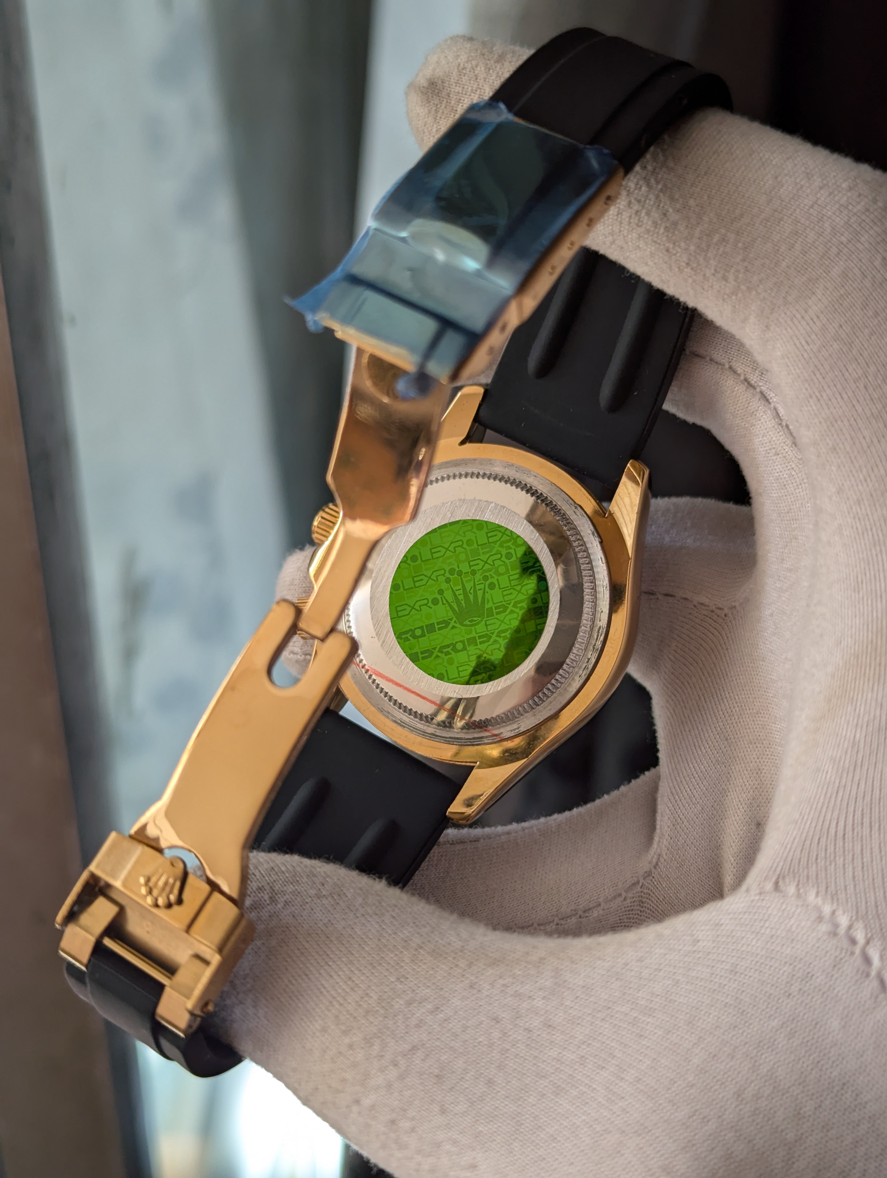 Rolex Rainbow Gold Quartz Watch_img_4