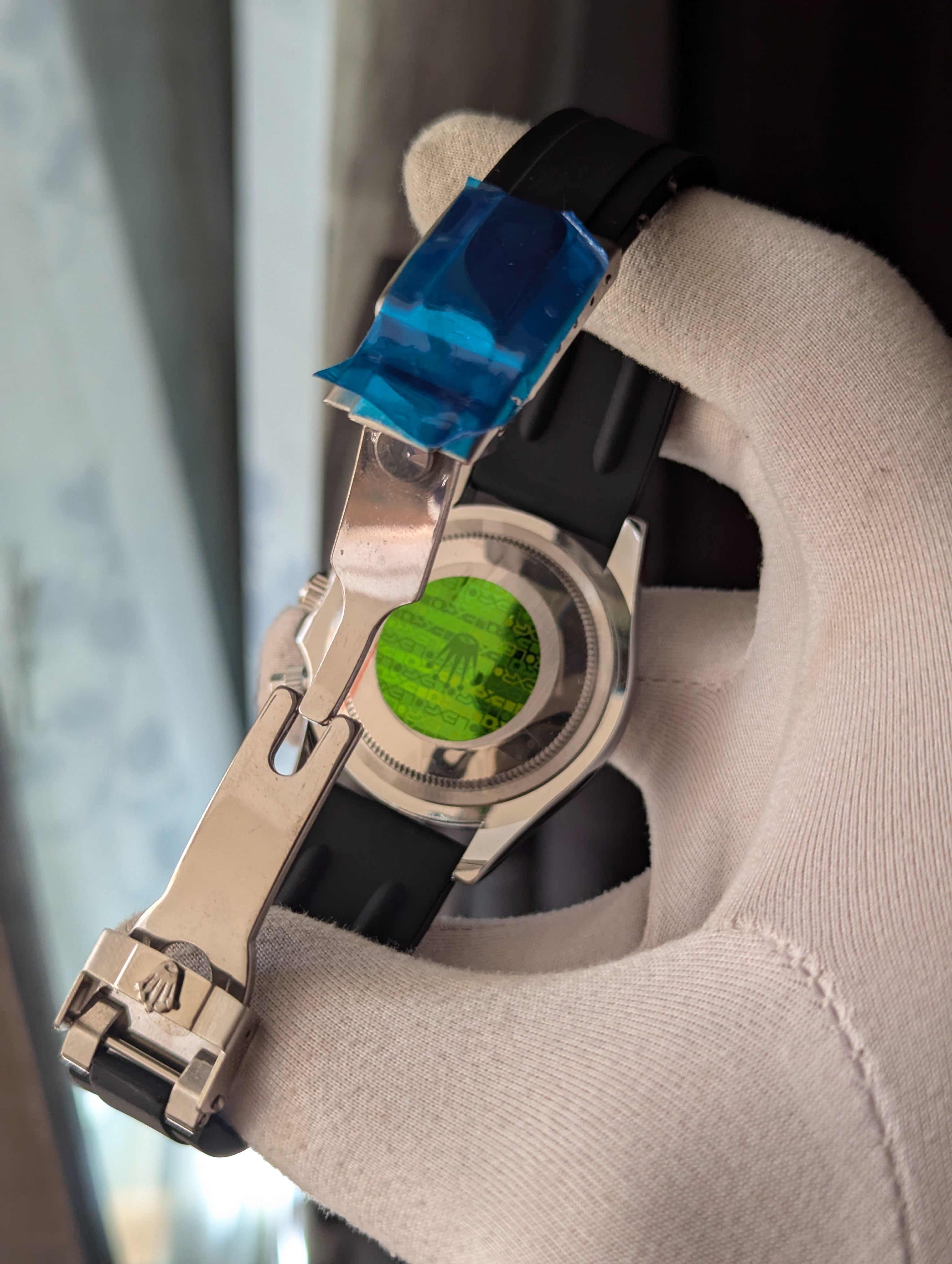 Rolex Rainbow Silver Quartz Watch_img_4