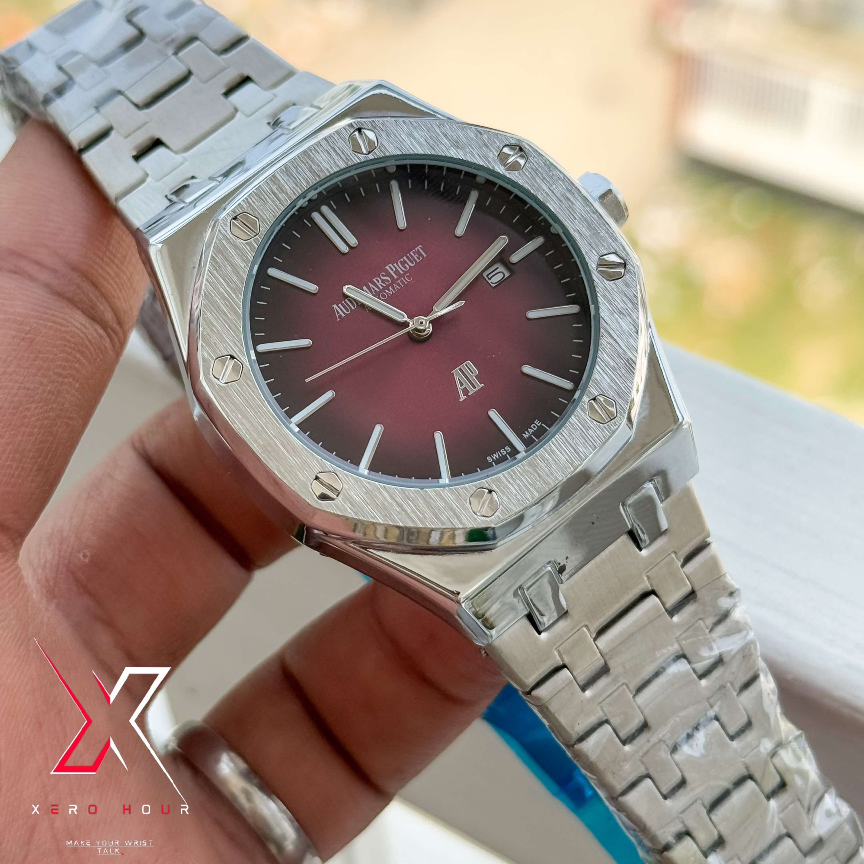 Audemars Piguet Royal Oak | Silver Shine Red Dial 2025_img_5