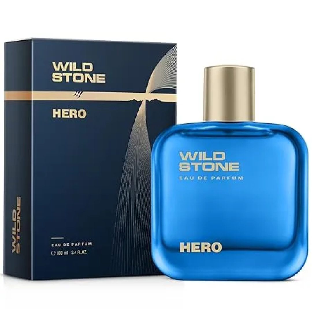Wild Stone Hero Perfume for Men  Eau De Parfum 100ml Luxury Long-Lasting Fragrance Premium Perfume Aromatic & Marine Notes_img_1
