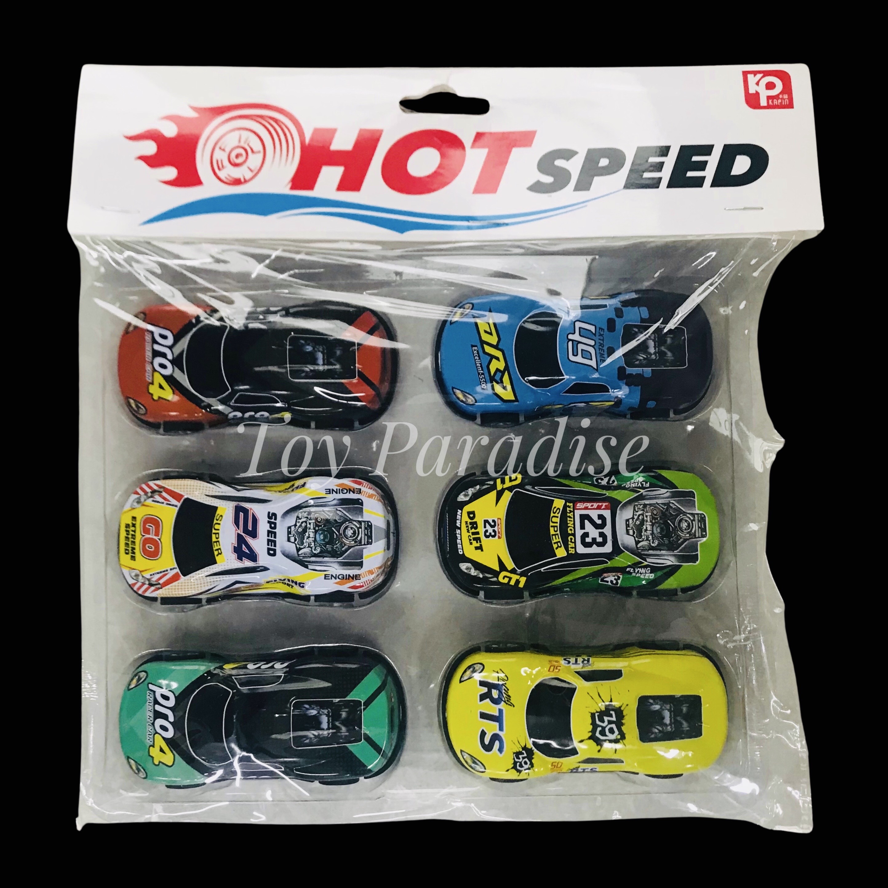 6pcs Hot Speed Car