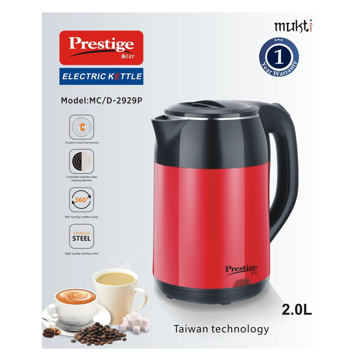 Prestige Electric Kettle 2.0L_img_0