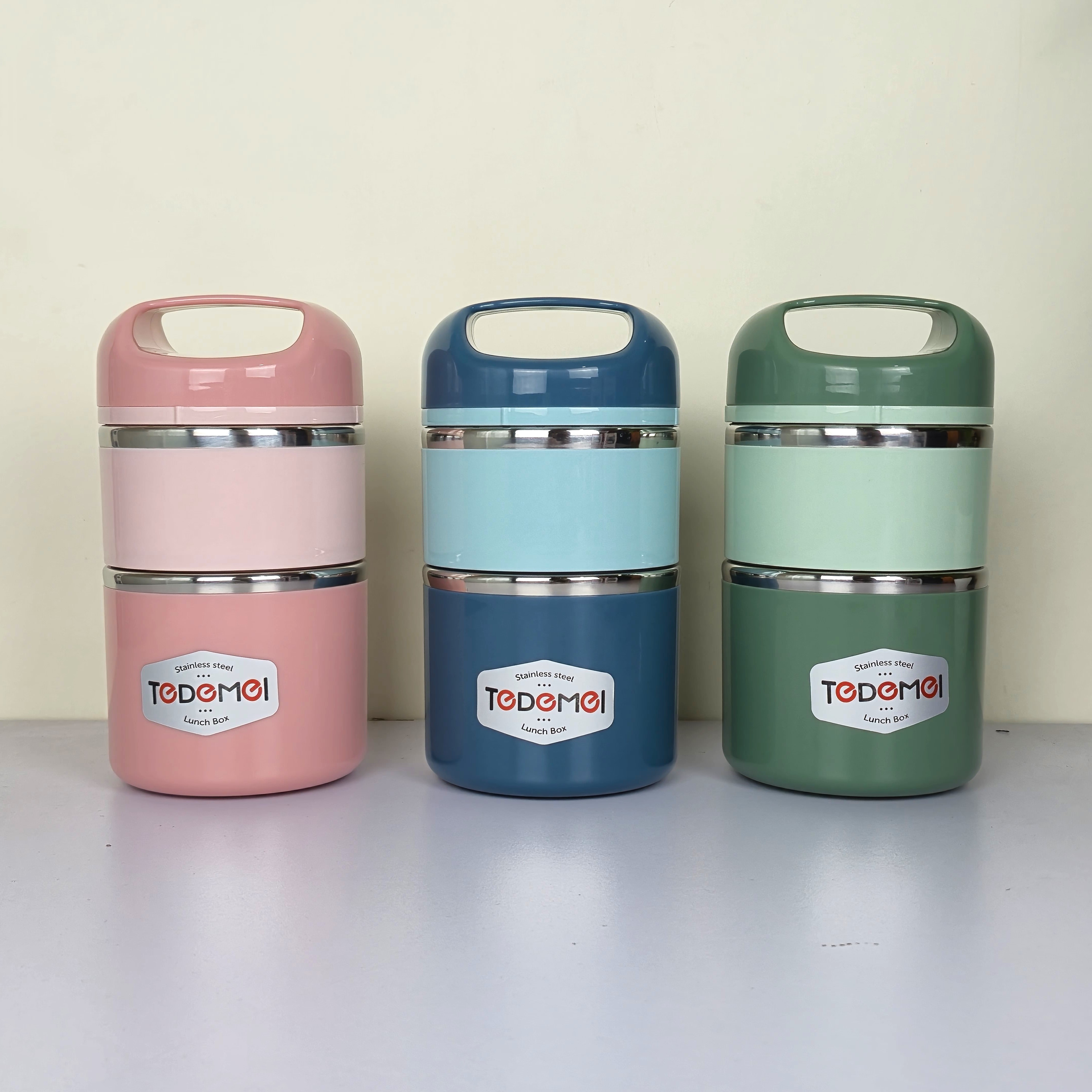 2 Layers 1.13L Stainless Steel Lunch Box_img_1