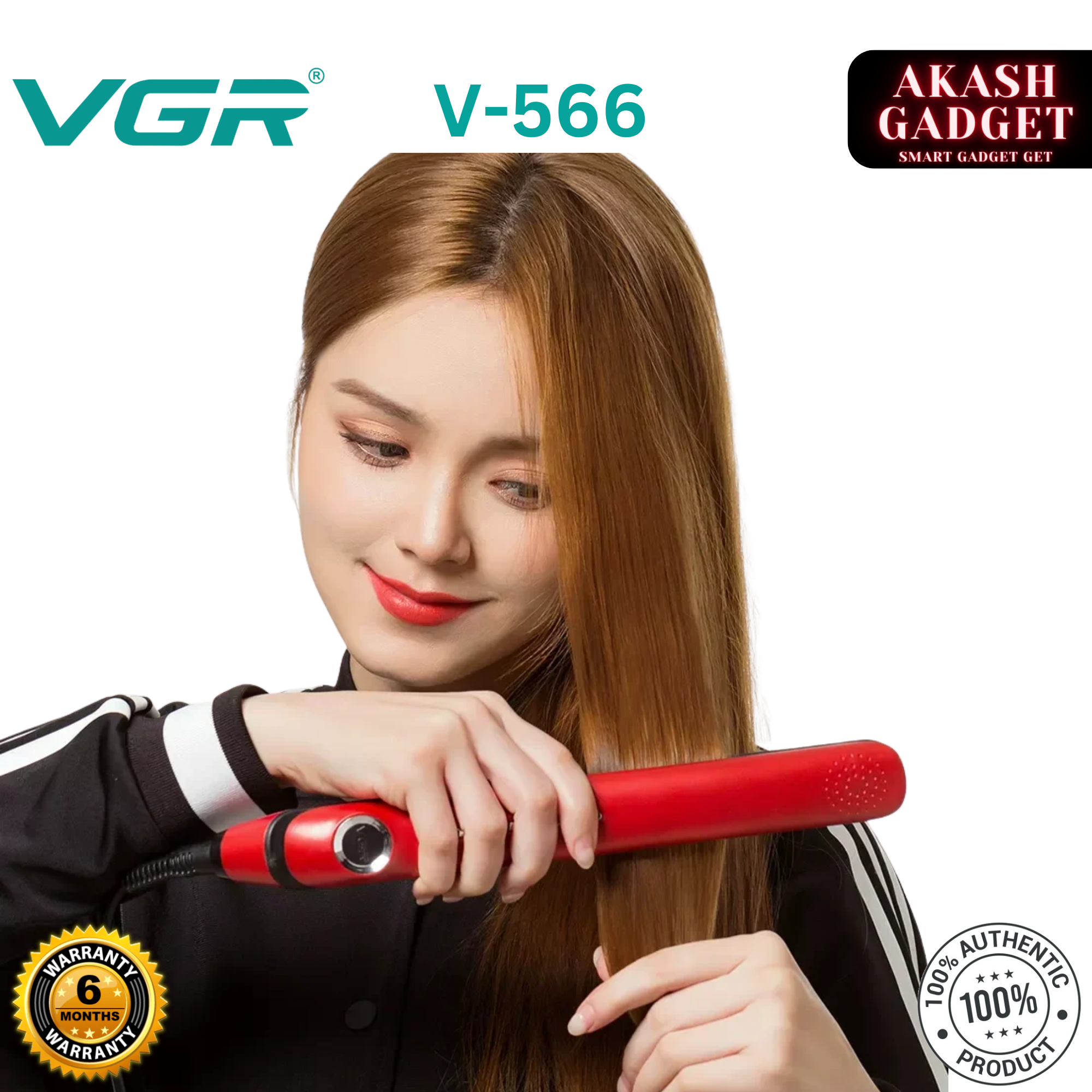 VGR V-556 Professional Hair Straightener for Women | Fast Heating Ceramic Plates_img_0