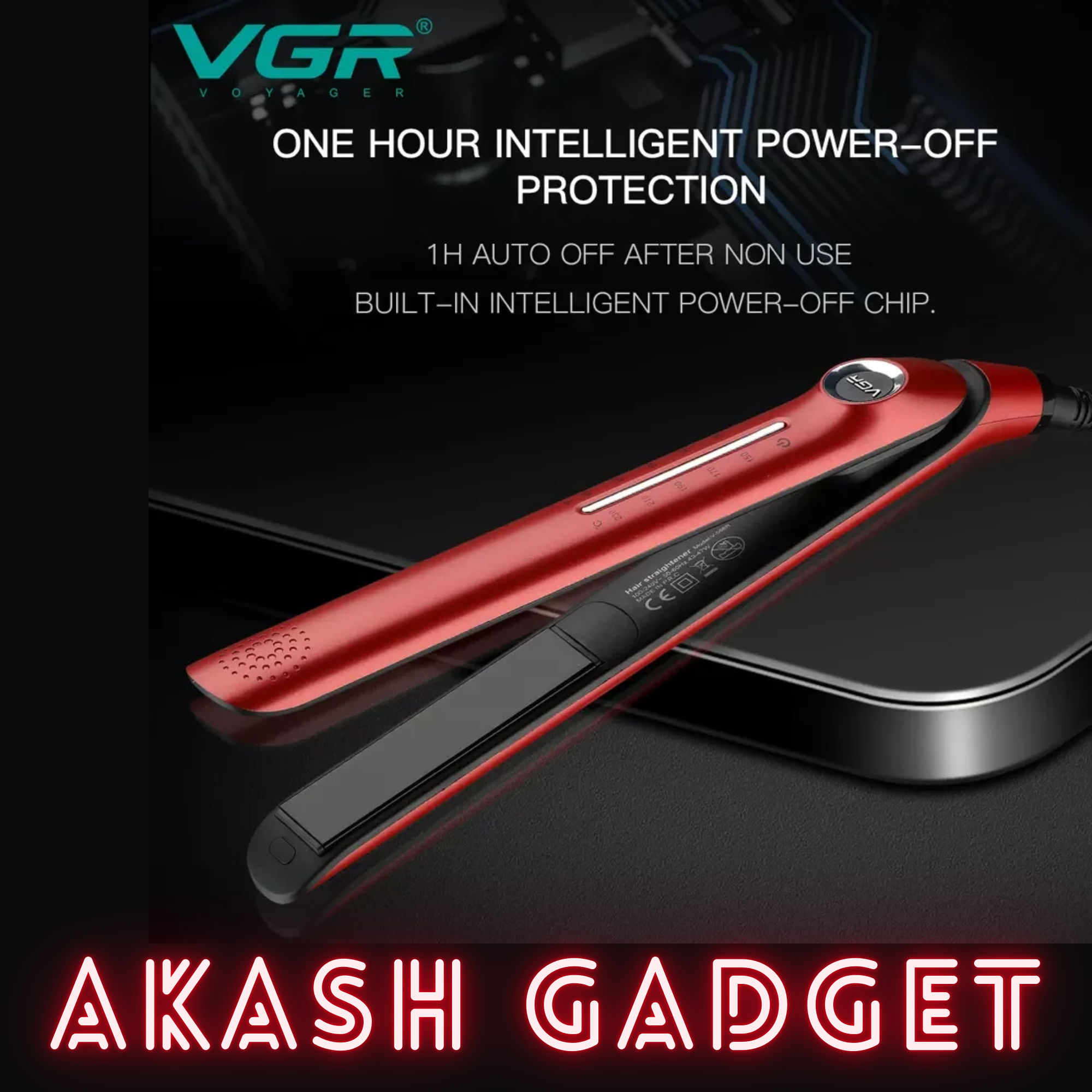 VGR V-556 Professional Hair Straightener for Women | Fast Heating Ceramic Plates_img_5