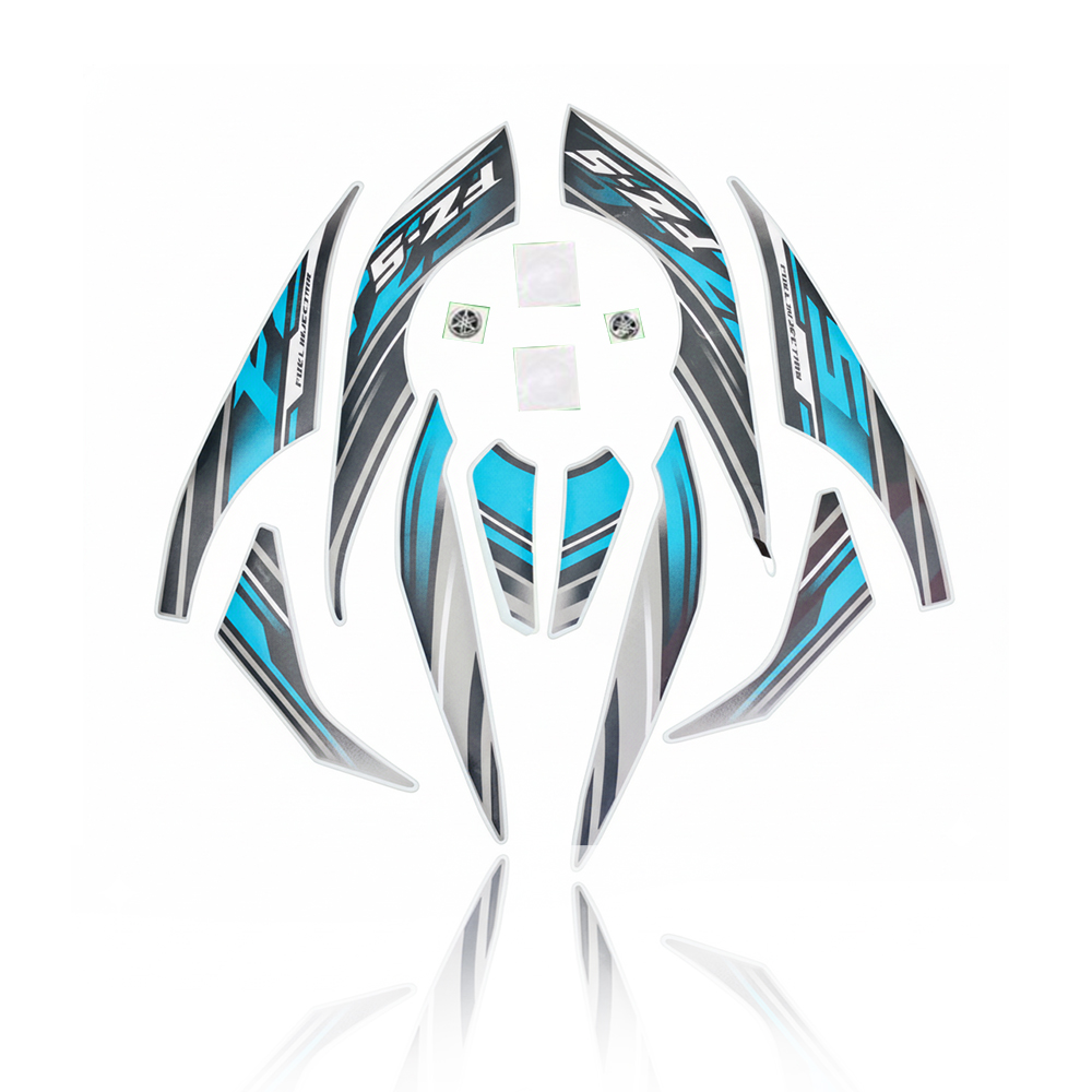 Full Set Sticker for Yamaha FZS V2 (Mat Grey) bike._img_0