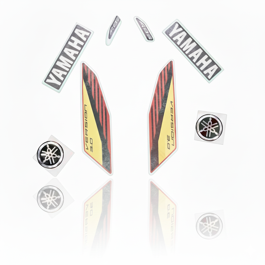 Full Set Sticker-832L for Yamaha FZS V3 Deluxe (Majesty Red) bike._img_0