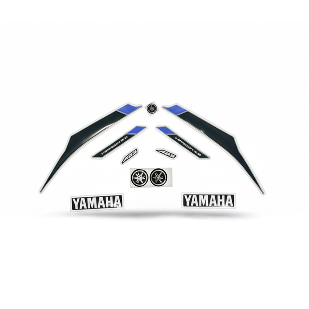 Full Set Sticker for Yamaha FZS V4 (Metallic Grey Colour) bike._img_0
