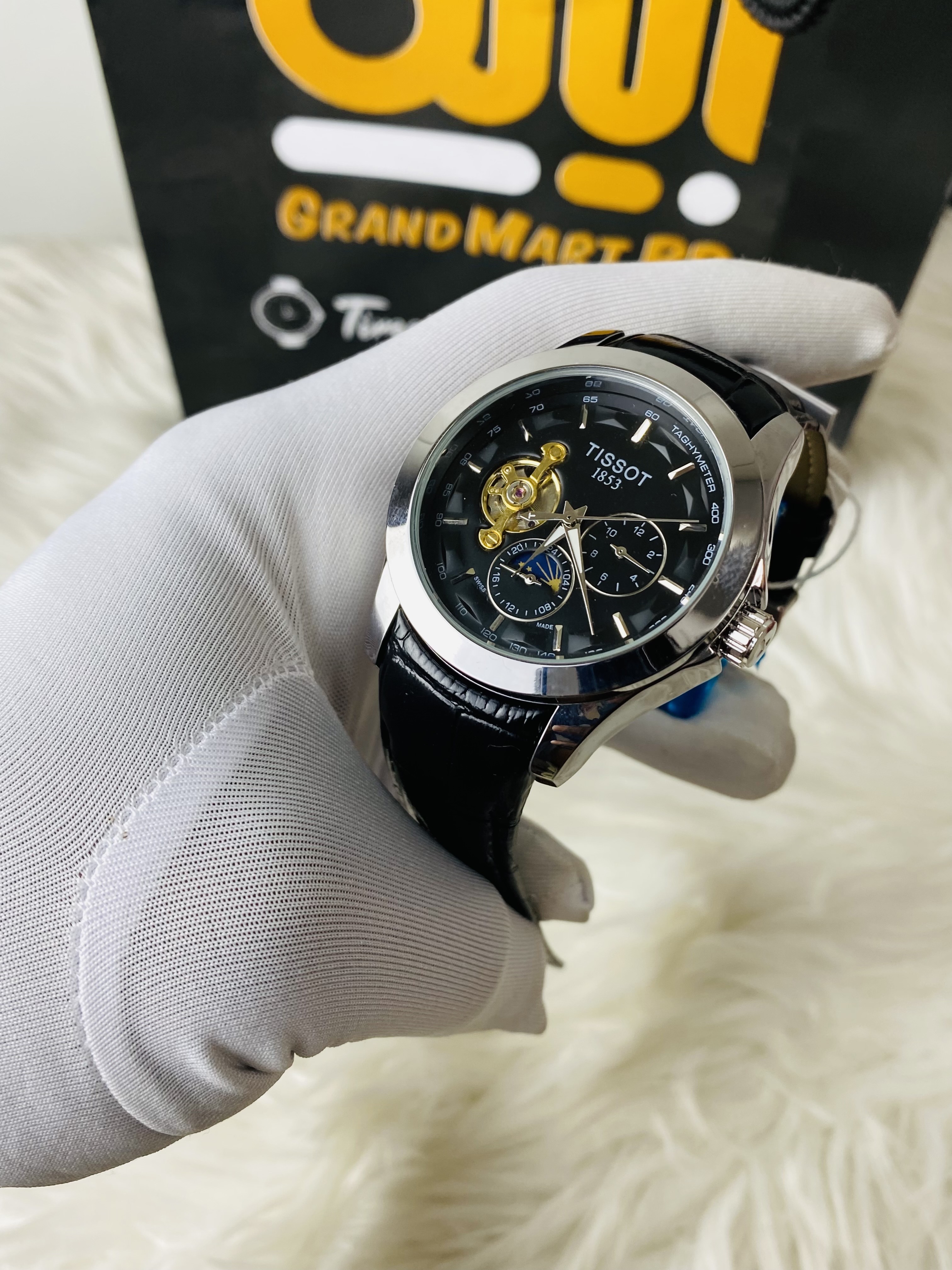 TISSOT AUTOMATIC WITH ACTIVE MOON FACE