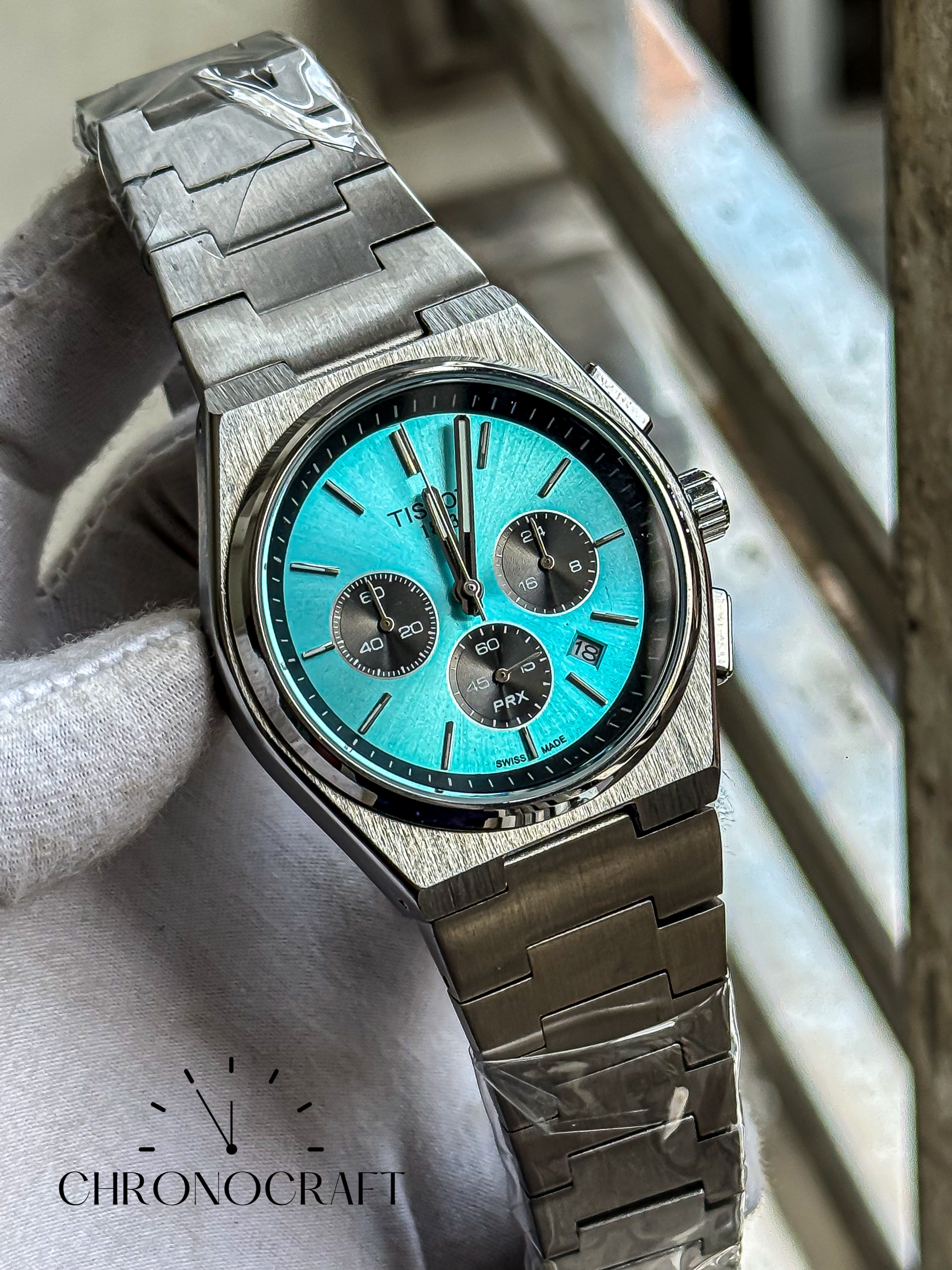 Tissot PRX Chronograph Blue AA