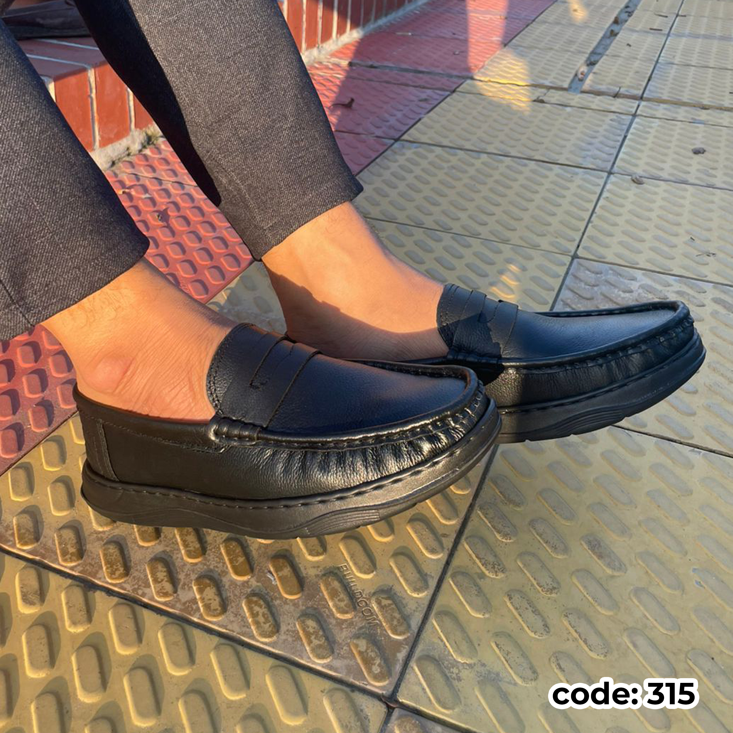 Genuine COW Leather Light Weight Casual Shoes -315_img_1