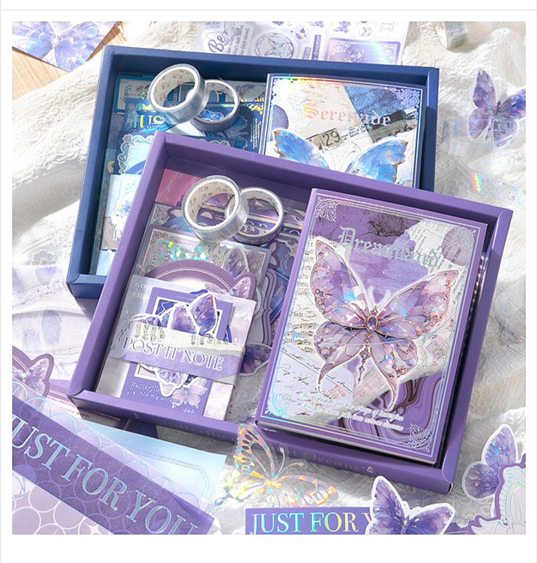 Journal set, Europe and the United States butterfly map warm send series gift box._img_0