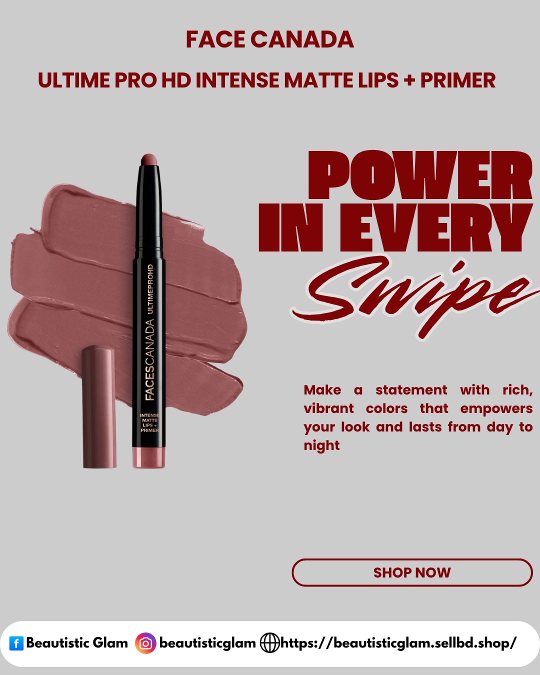 Ultime Pro HD Intense Matte Lips + Primer