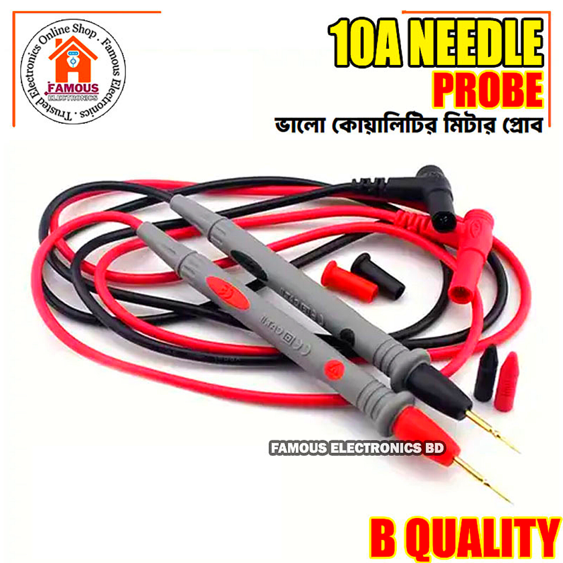 1000V 10A Needle Multi Meter Test Probe Digital Multimeter Tester Pen Cables Wire Test Probes Leads Professional Kit For_img_0