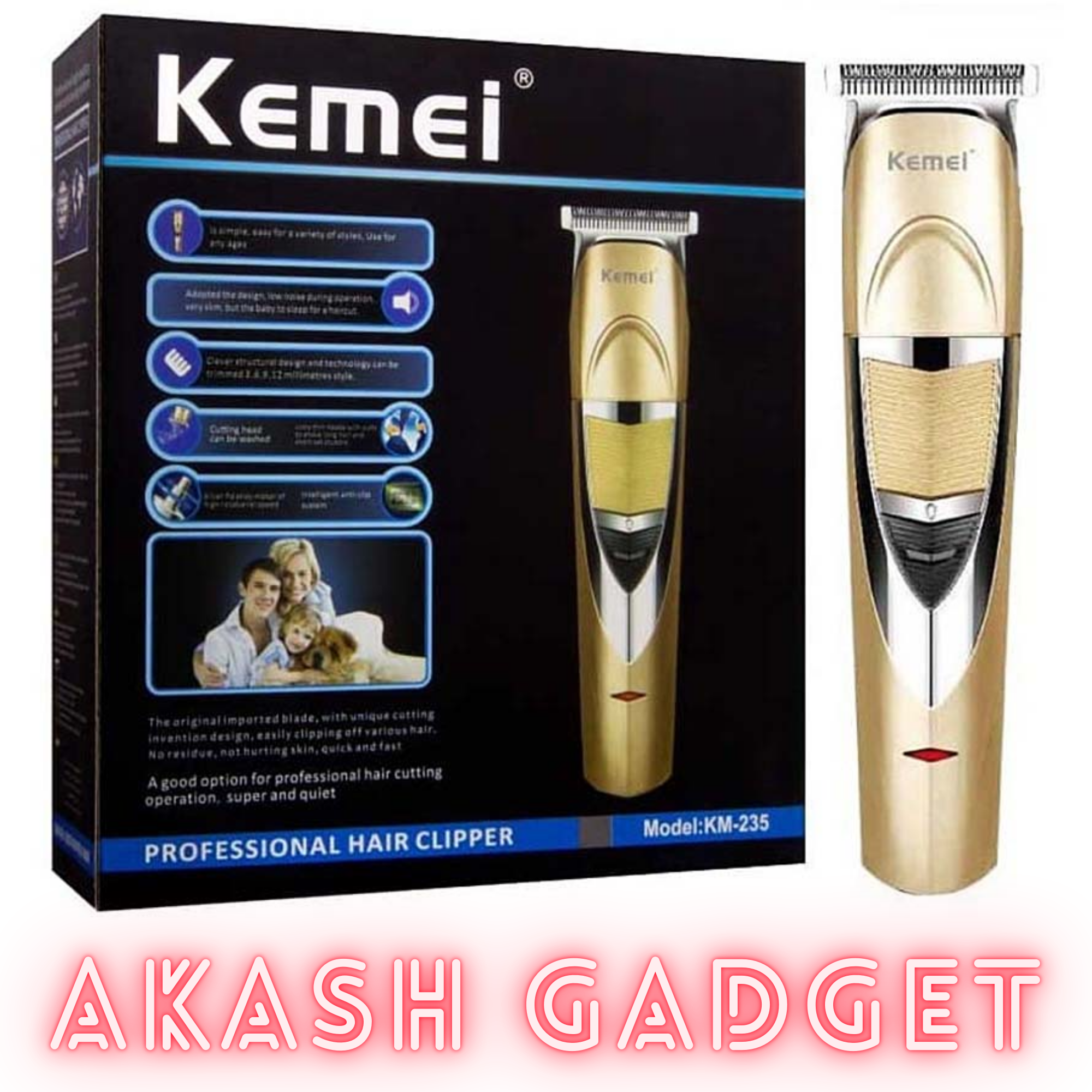 Kemei KM-235 Professional Hair Clipper_img_5