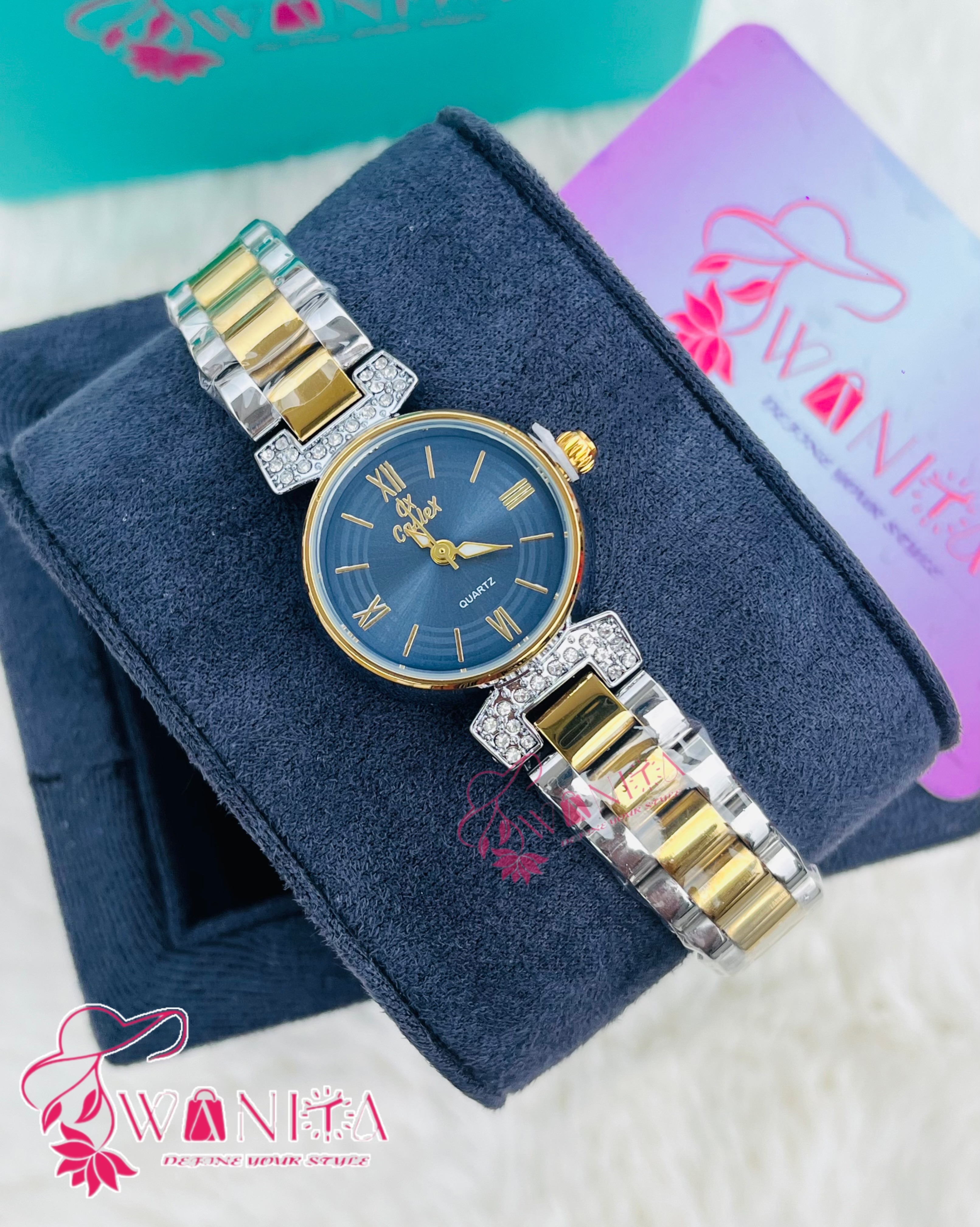 Original Ladies Sea Blue Dial Watch