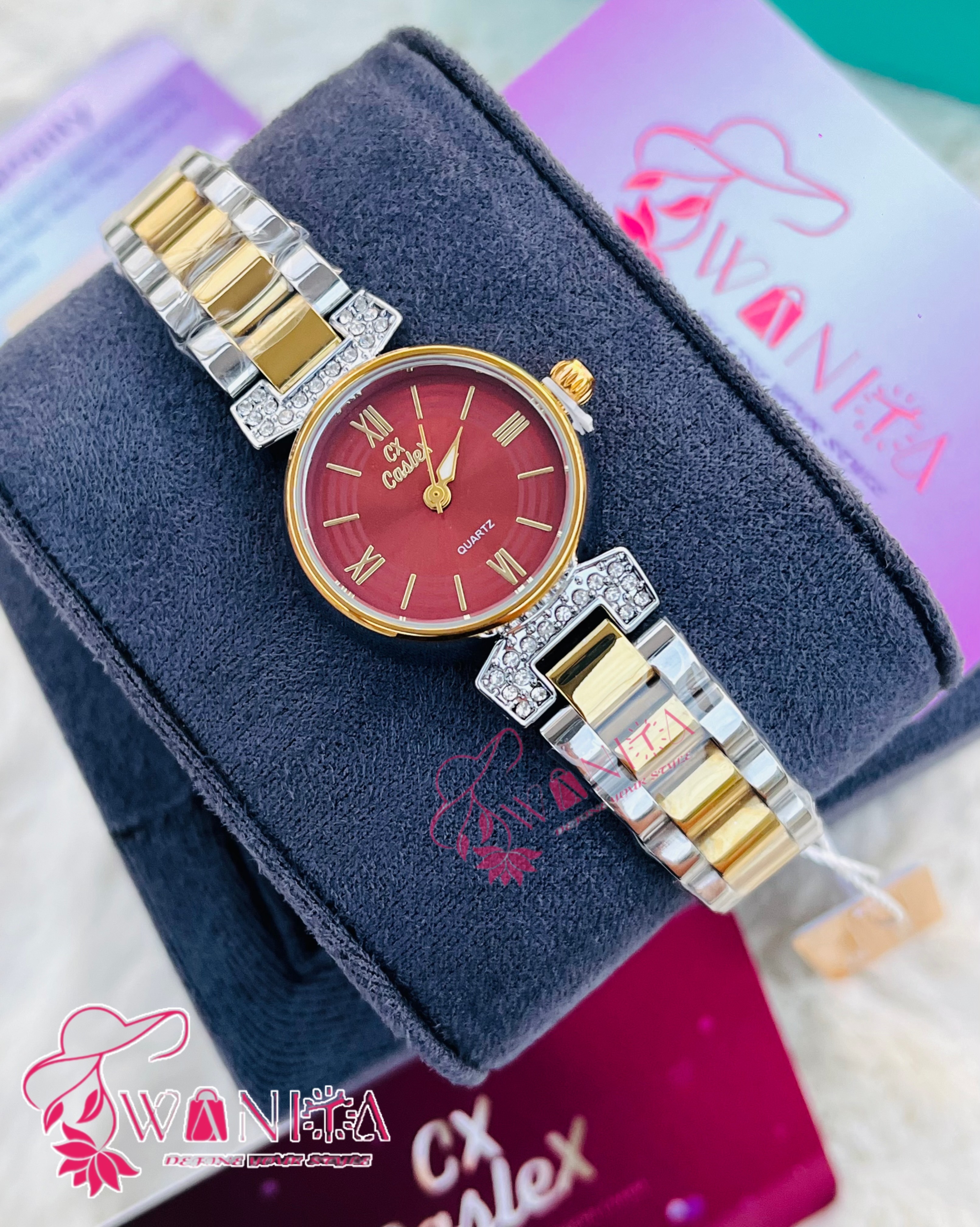 Original Ladies Wine Dial Shade Watch