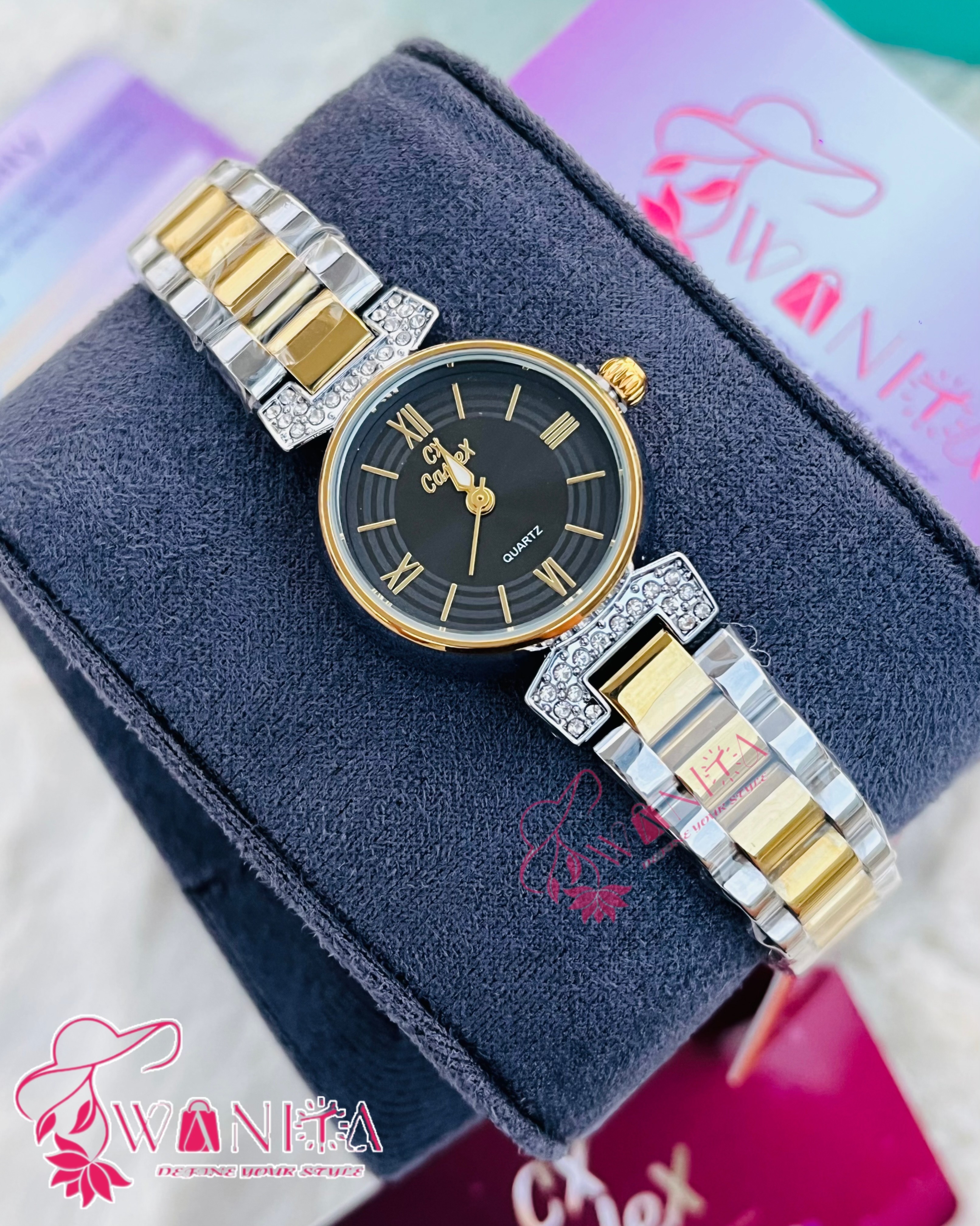 Original Ladies Black Dial Shade Watch