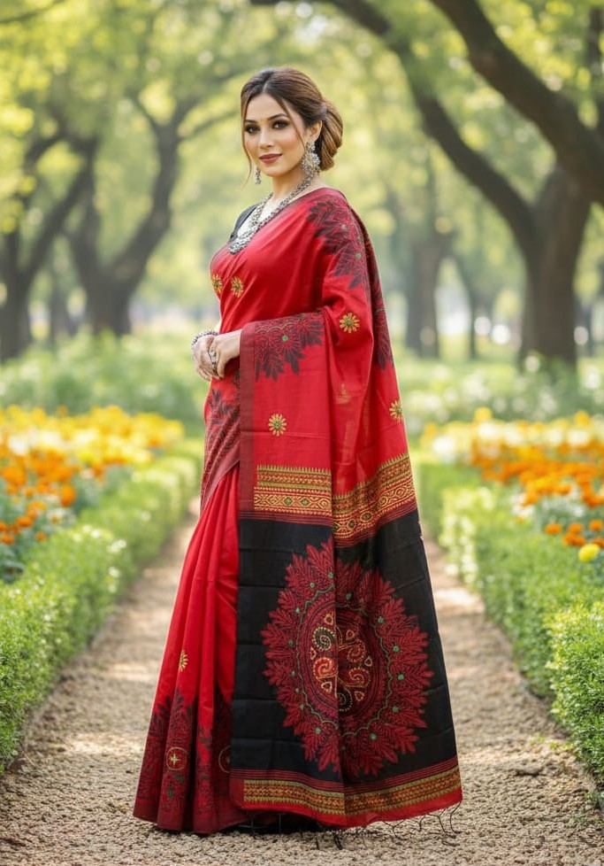 Premium Dhupian Silk Saree