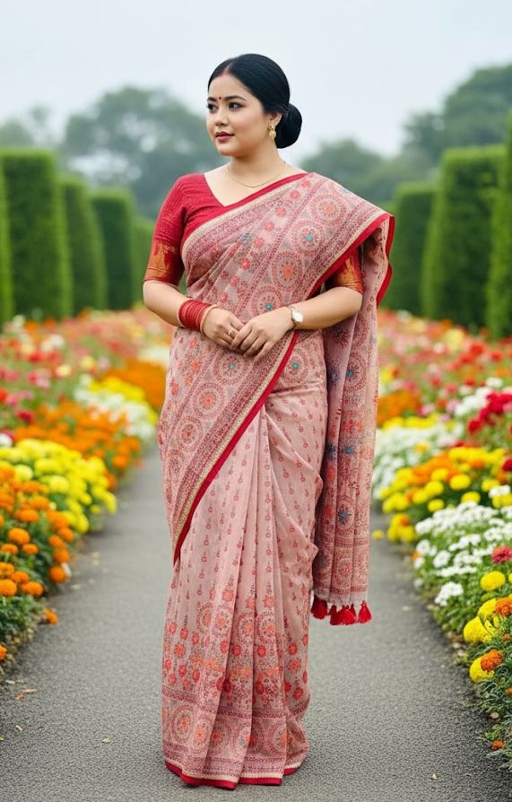 Premium Silk Boutique Screen Print Saree_img_0