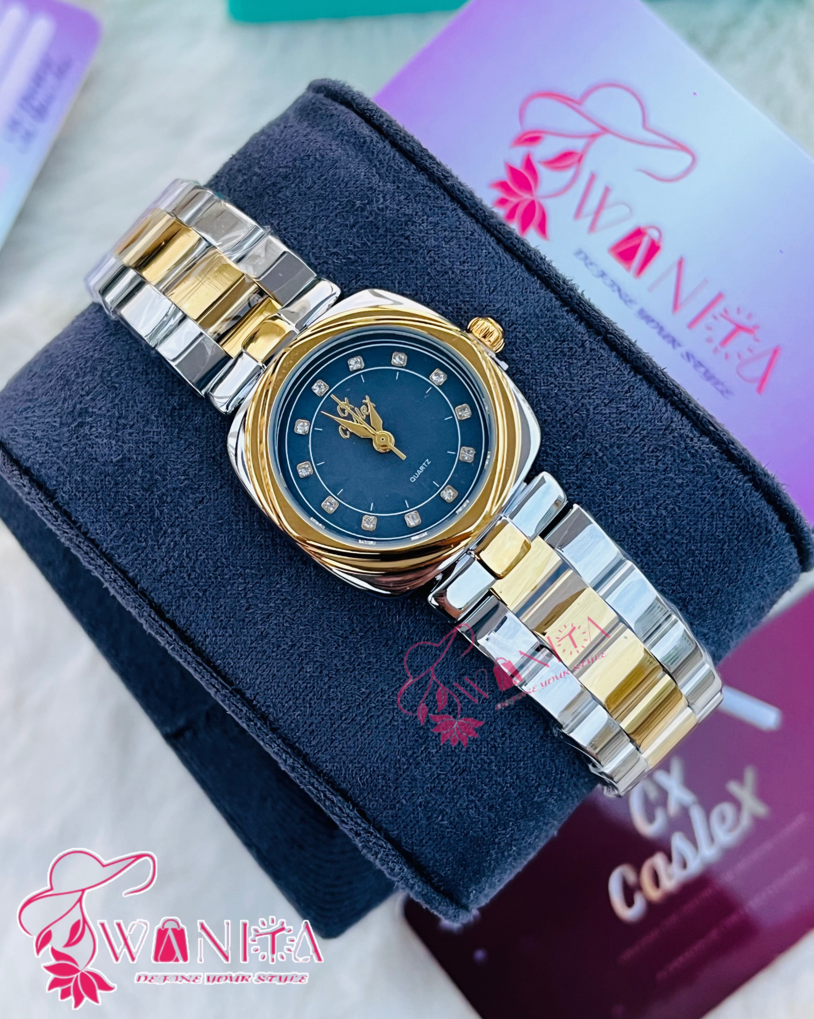 Original Ladies Sea Blue Dial Watch