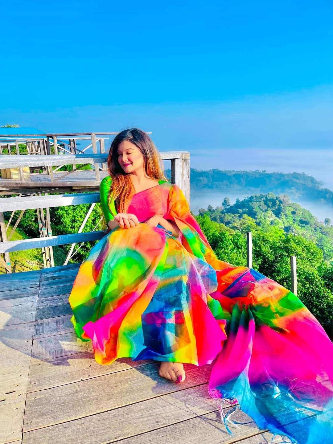 Hand Print Half Silk Saree_img_0