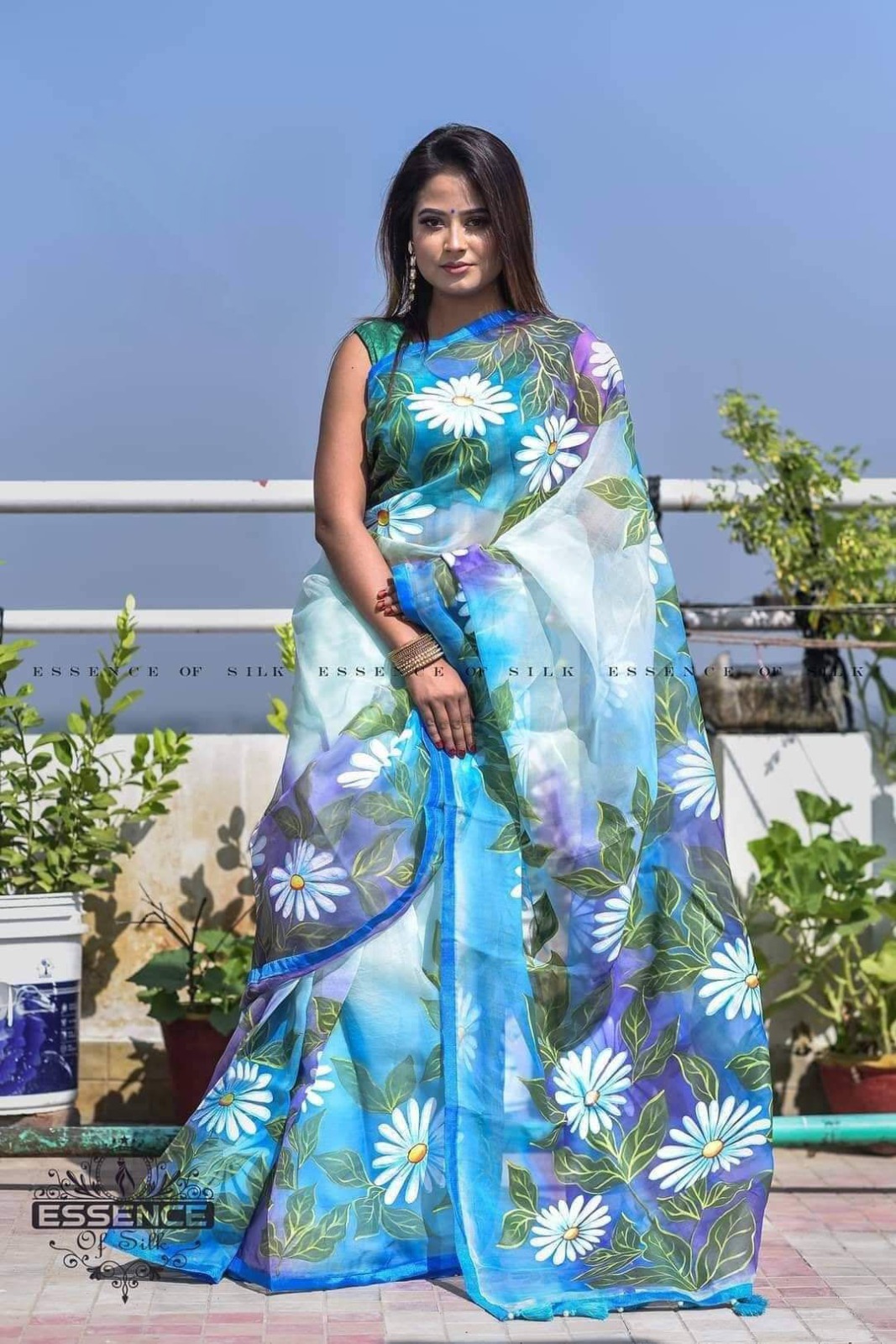 Hand Print Half Silk Saree_img_0