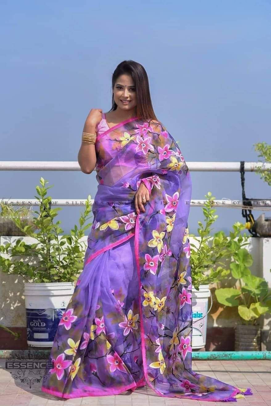 Hand Print Half Silk Saree_img_0