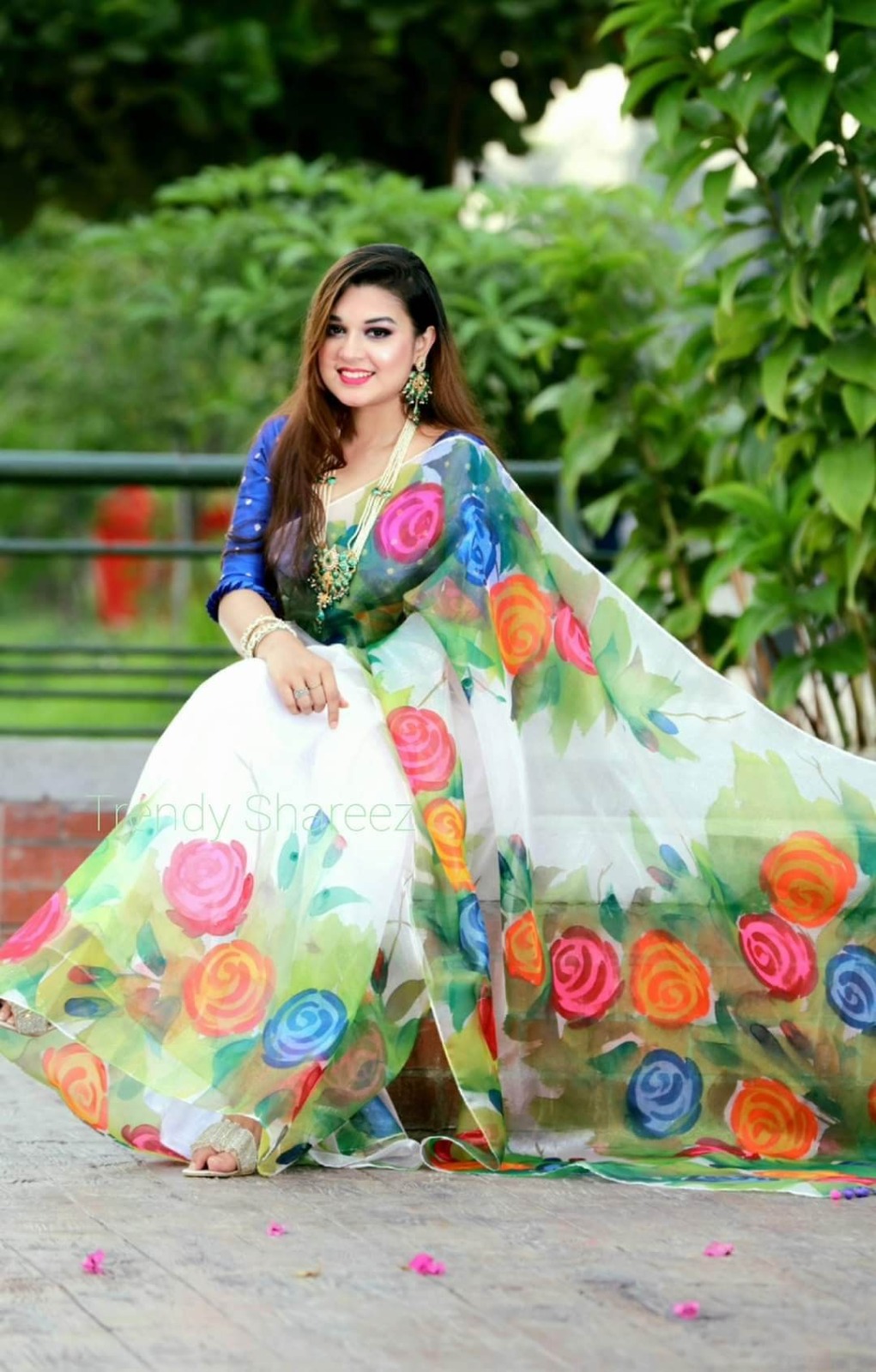 Hand Print Half Silk Saree_img_0