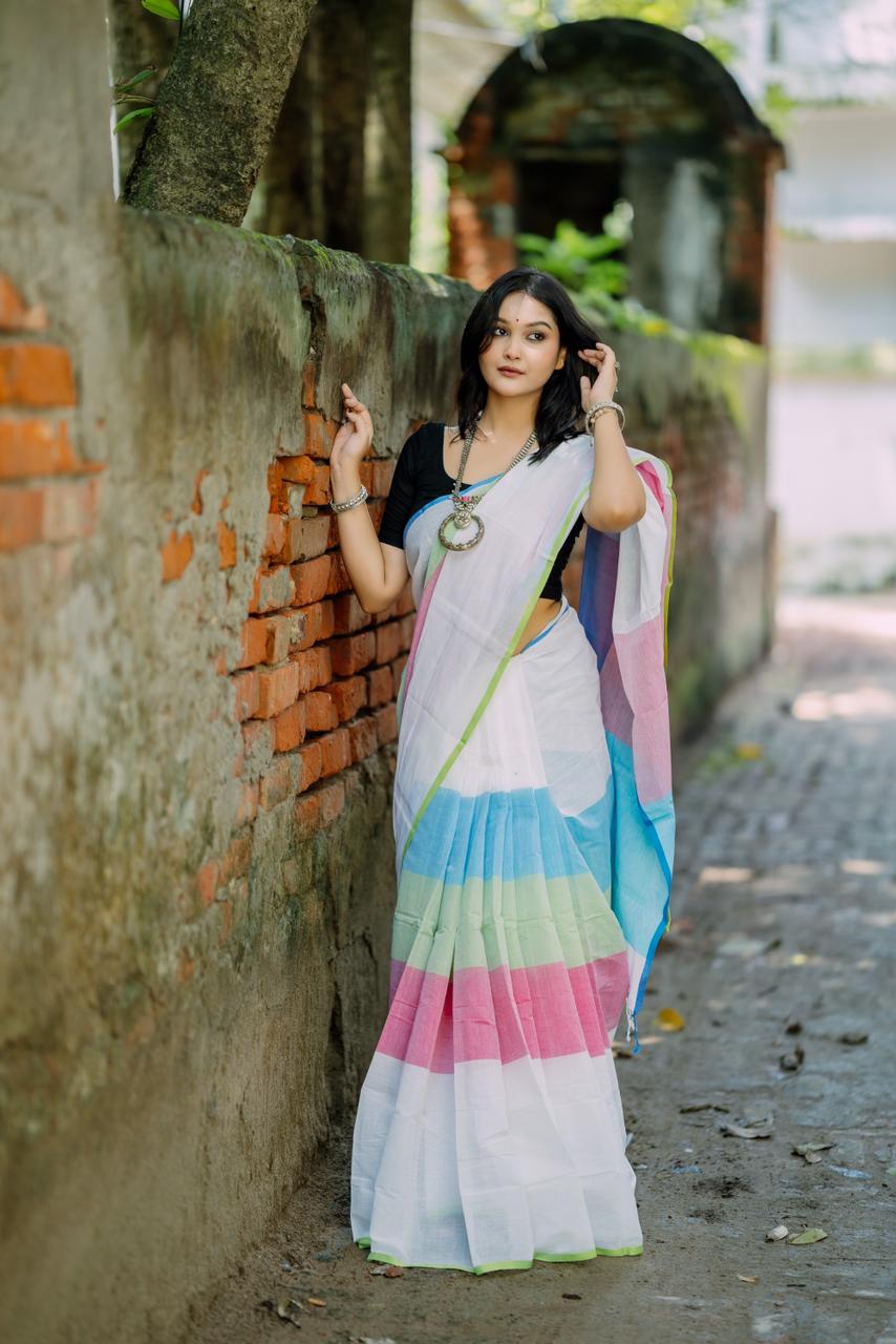 White Handloom Saree_img_4