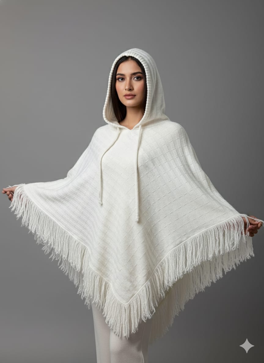 Ladies Winter Hoodie Shawl Chador_img_0