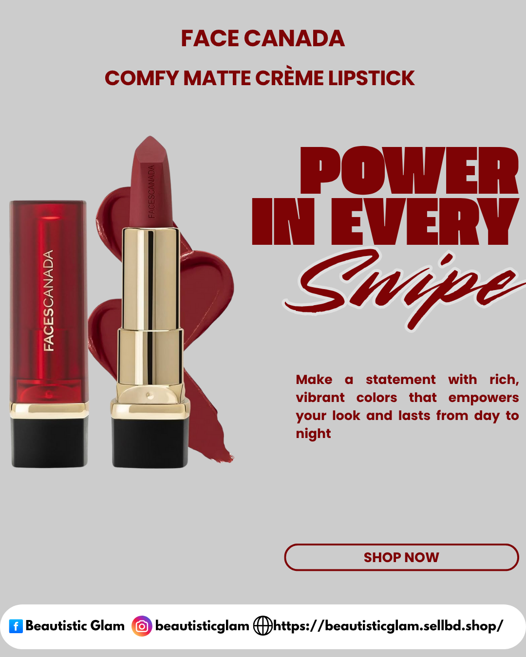 Comfy Matte Crème Lipstick