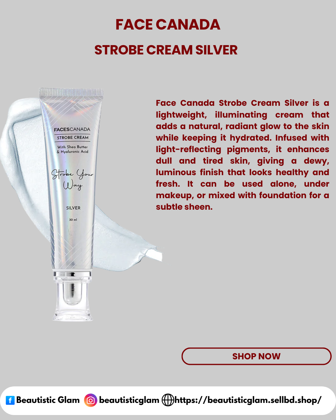Strobe Cream Silver
