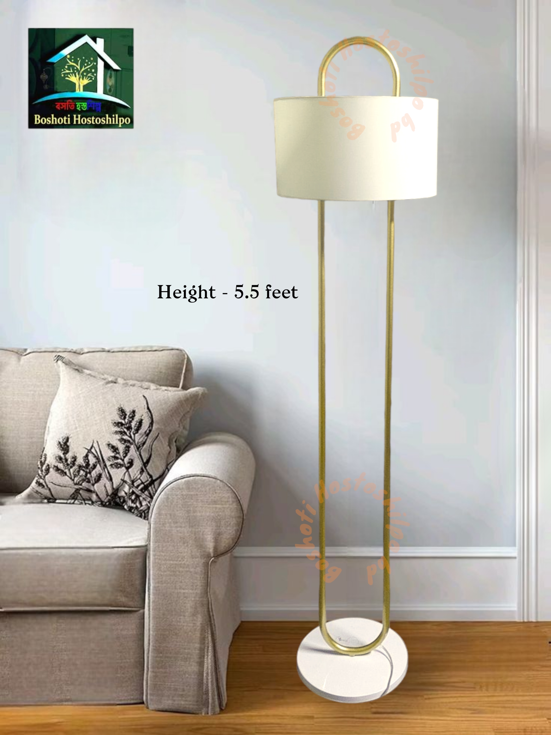 Iron corner floor lamp_img_1