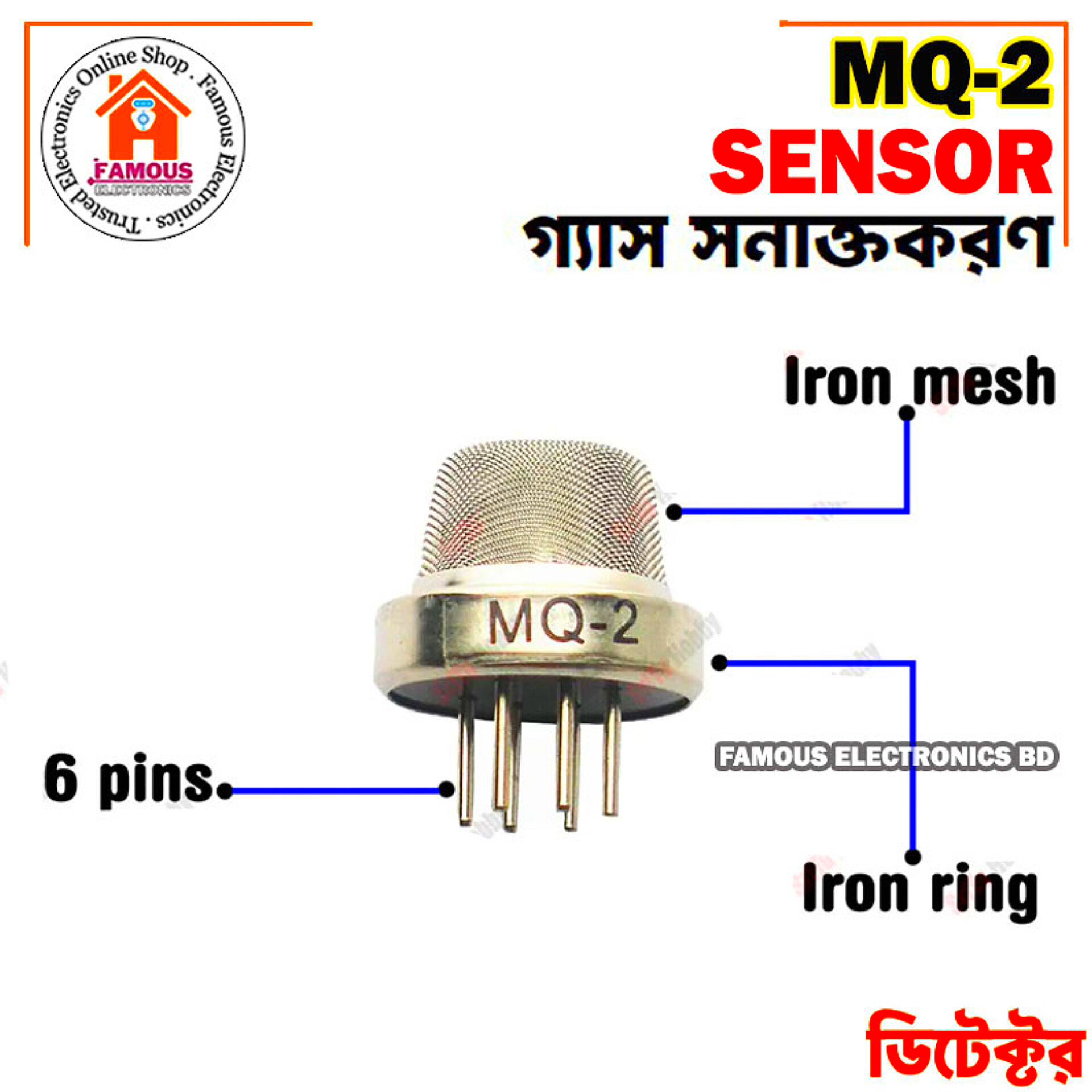 MQ-2 Flammable Gas & Smoke Sensor_img_7